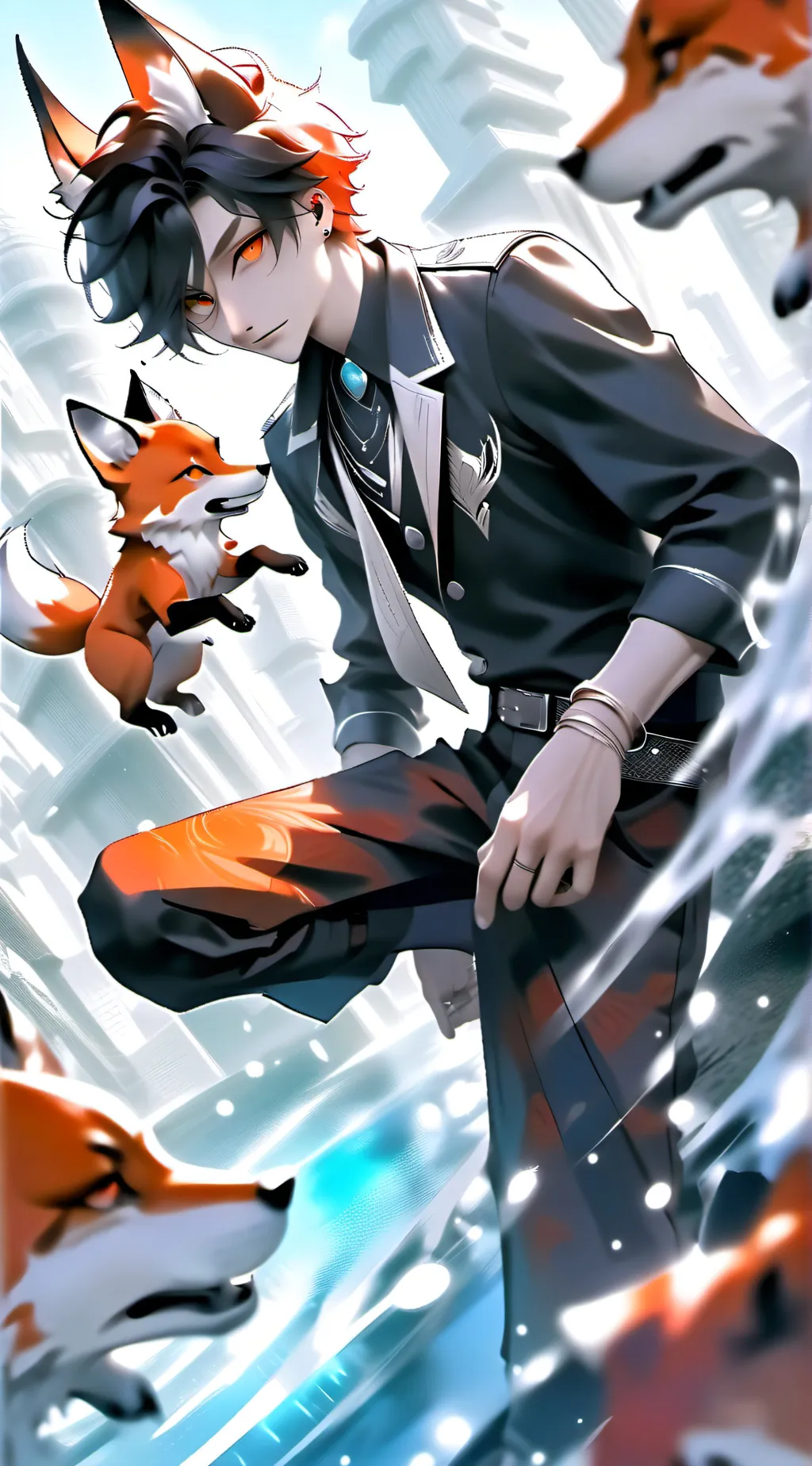 ai character: theo background