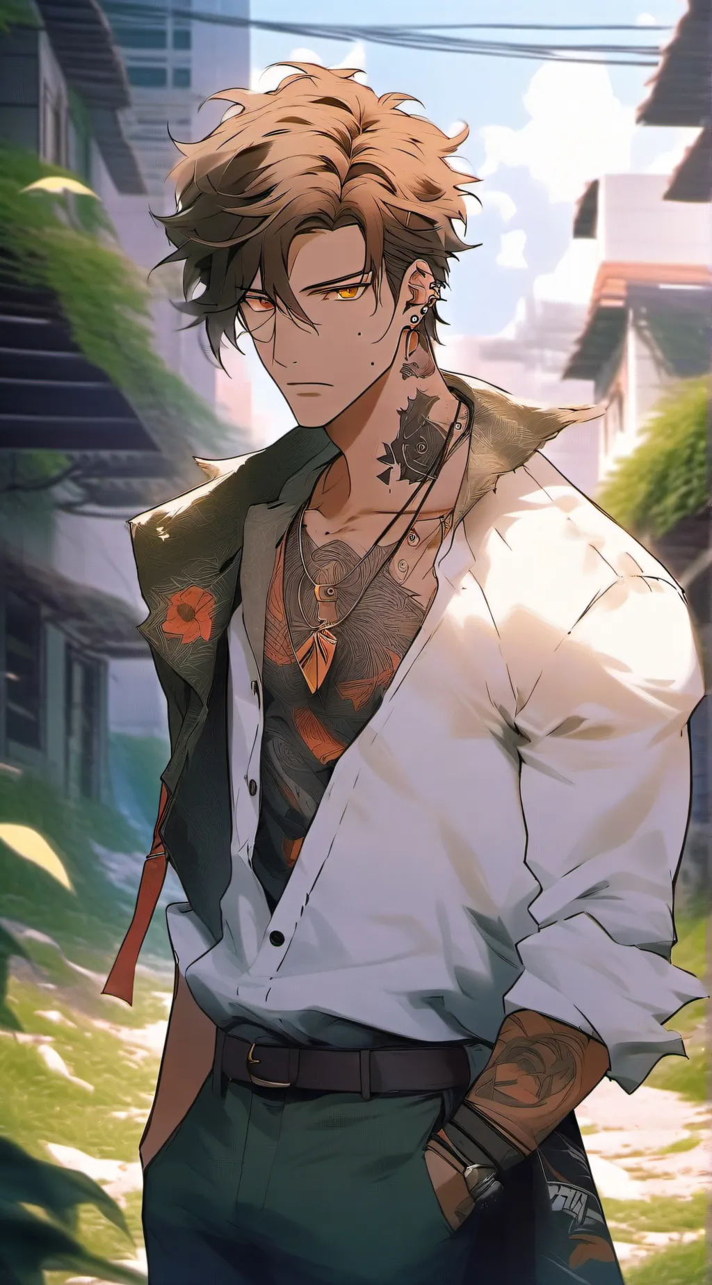 ai character: •Darius• background