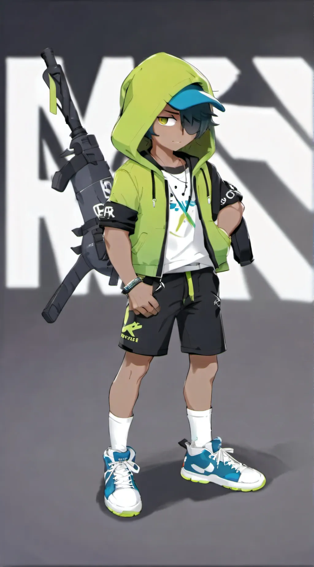 ai character: Leon background
