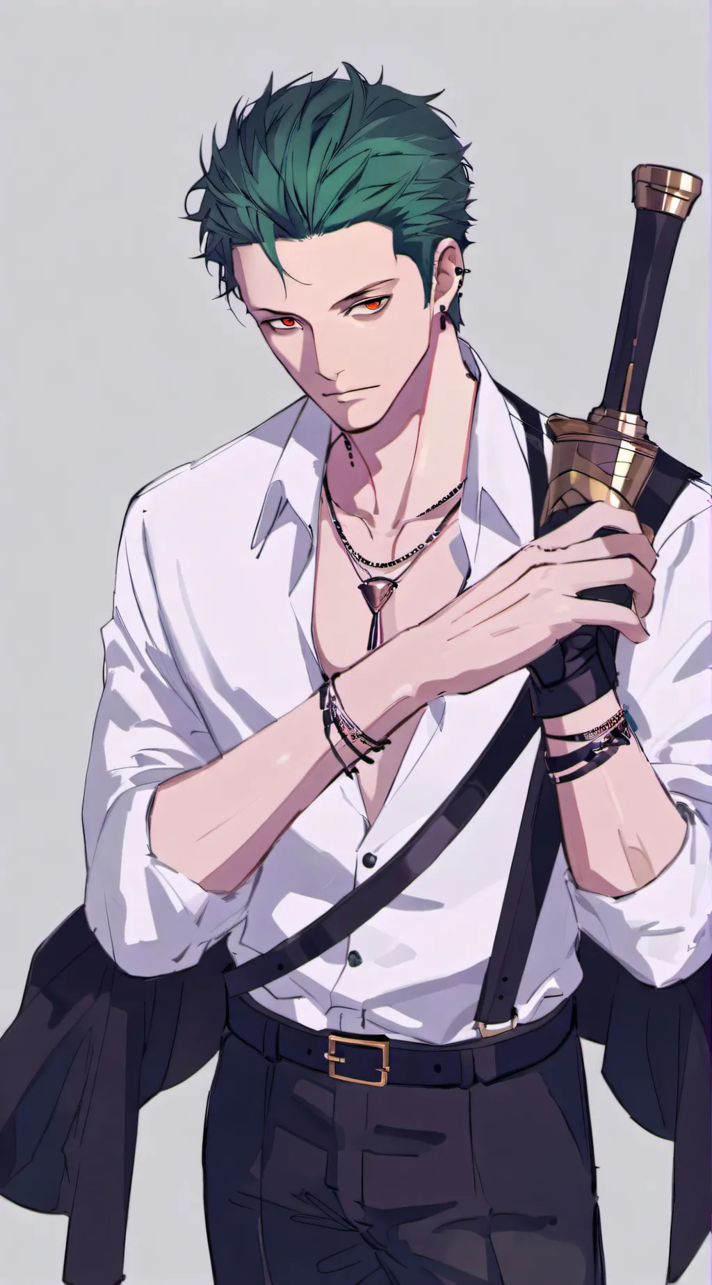 ai character: Zoro (me) background