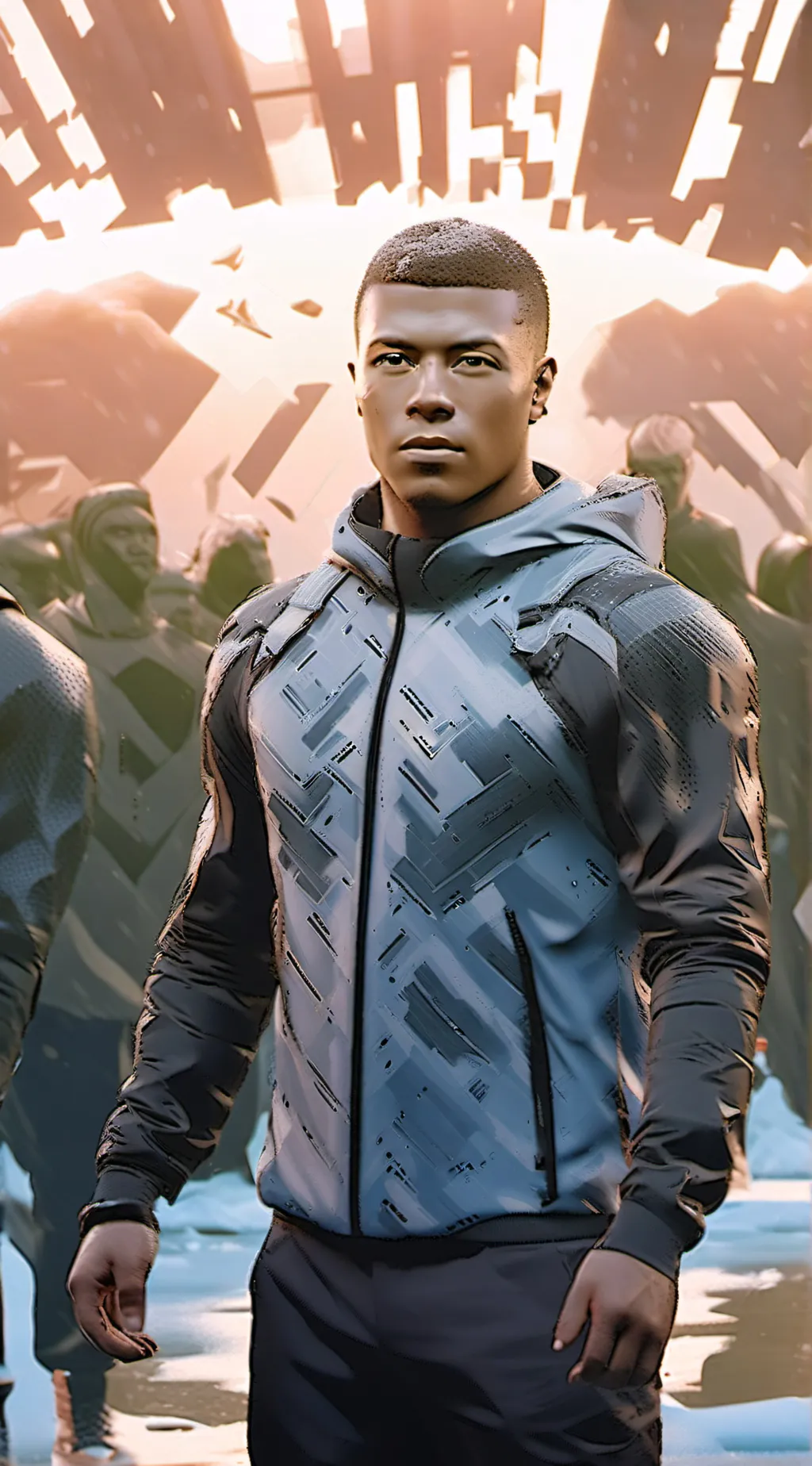 ai character: mbappe background