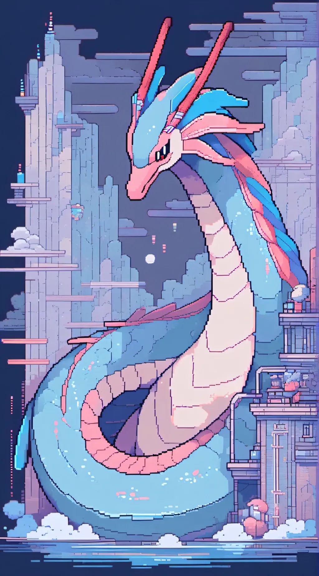 ai character: Milotic background