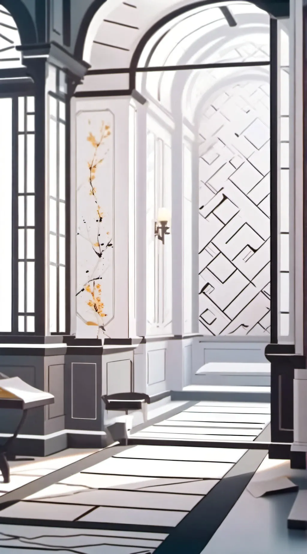 ai character: Finish the lyrics background