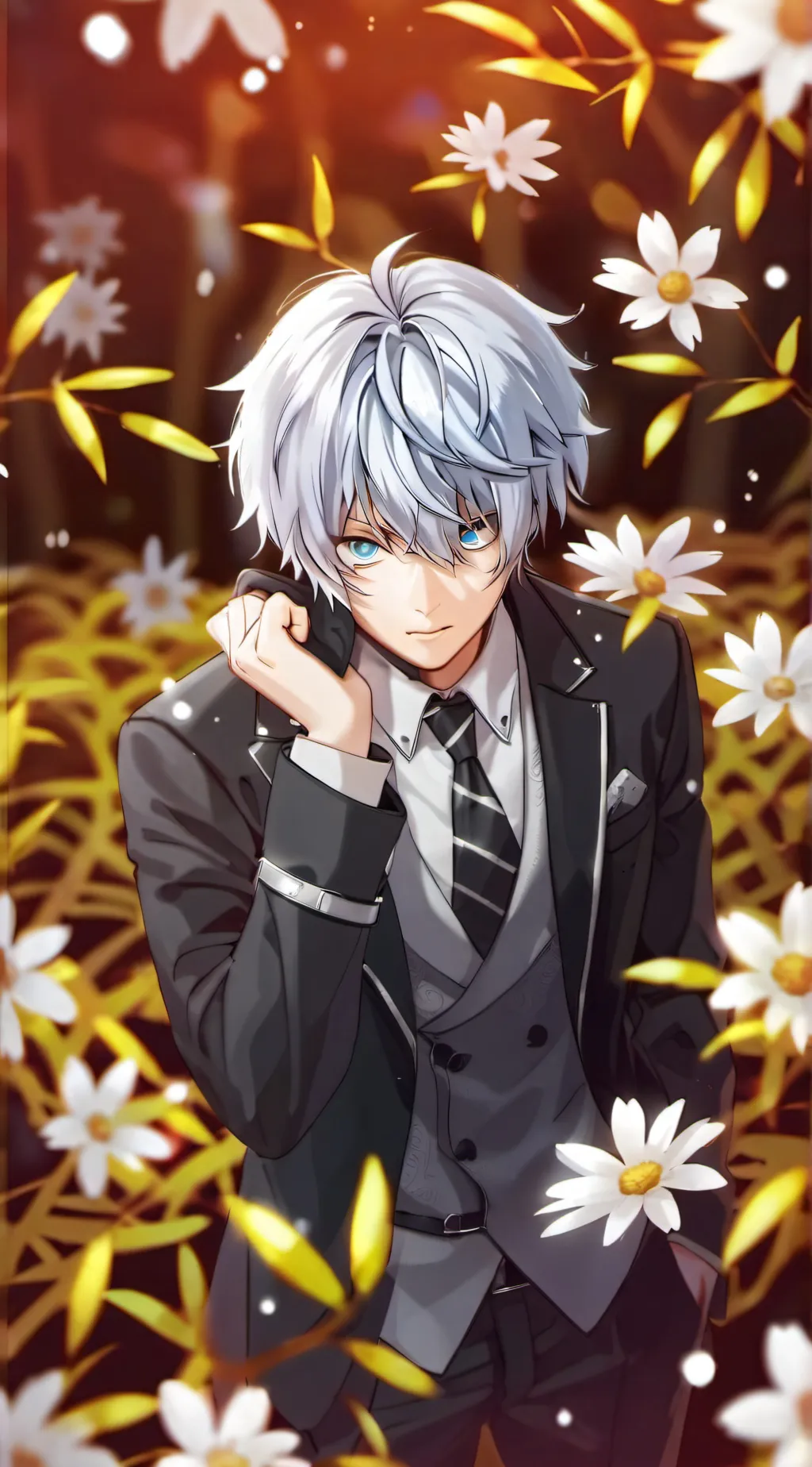 ai character: Near (Nate River) background