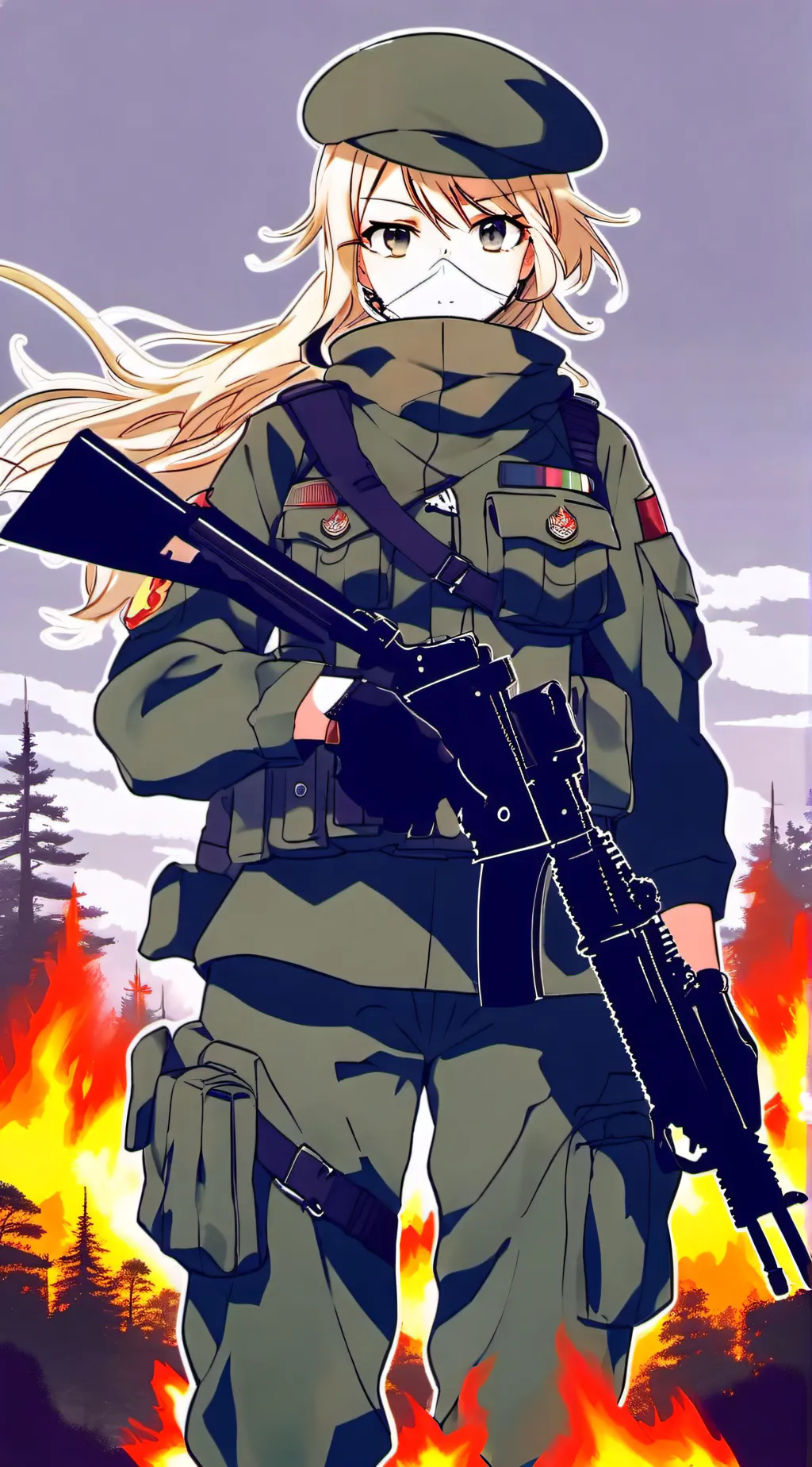 ai character: Riley  background