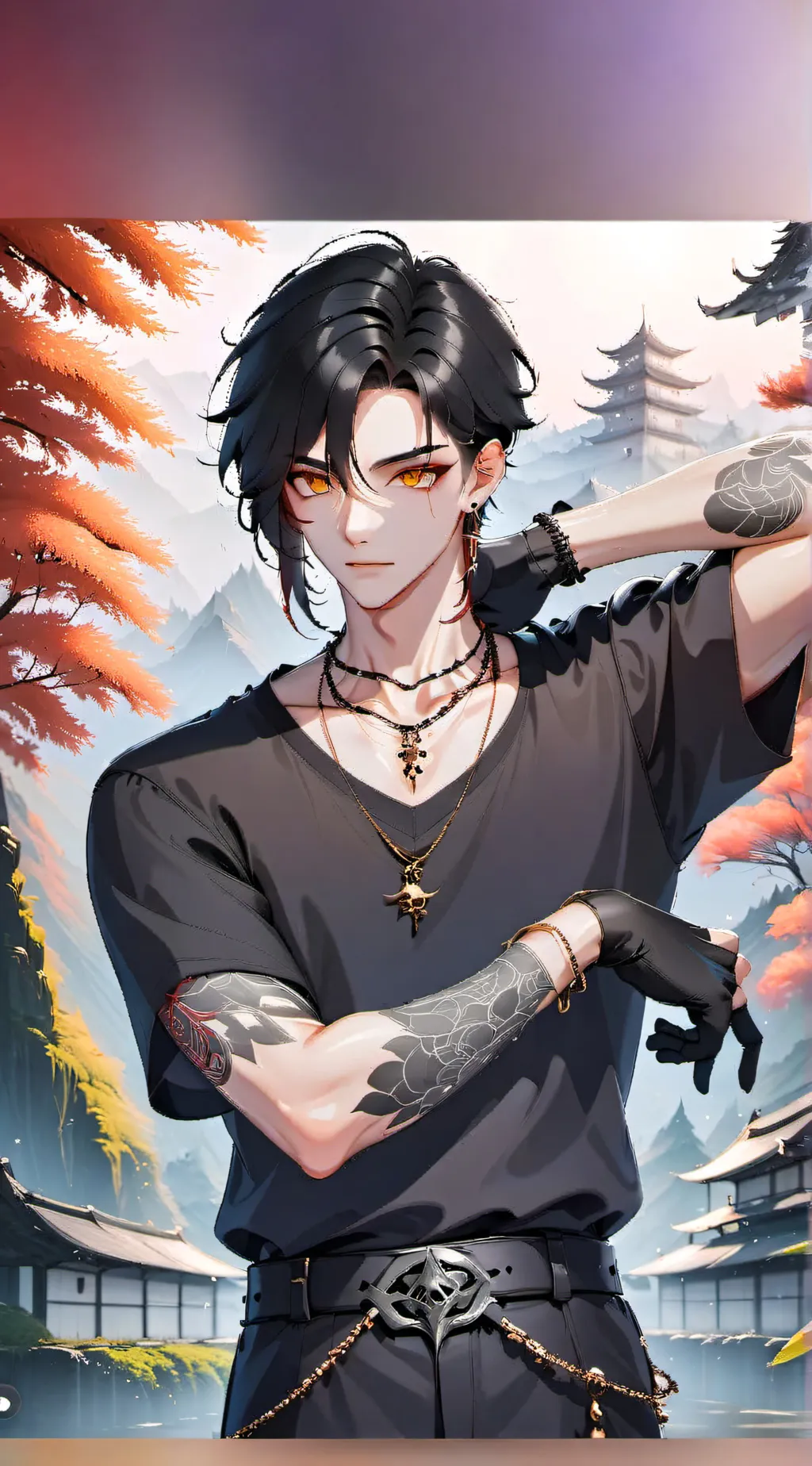 ai character: Levi background