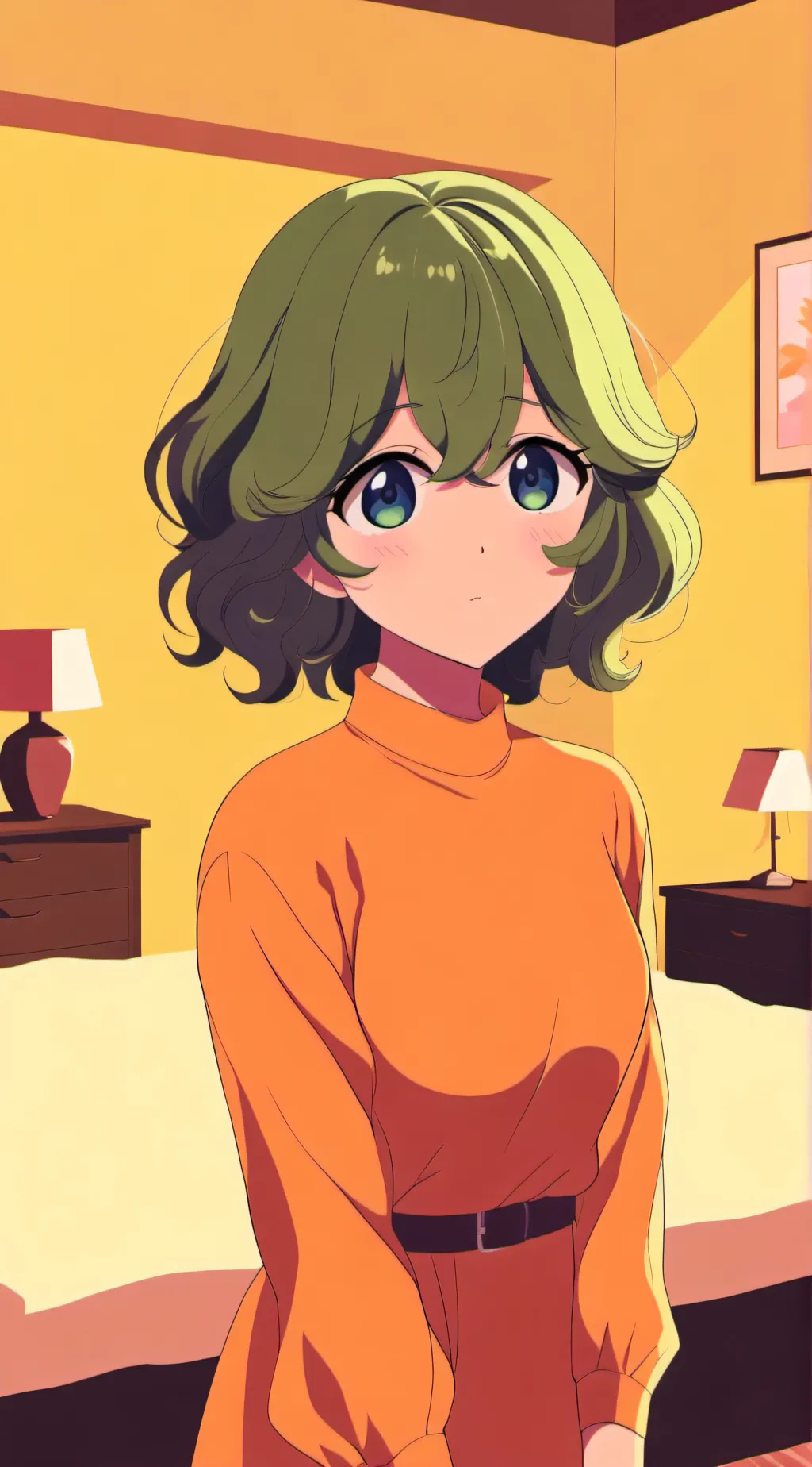 ai character: Tatsumaki  background