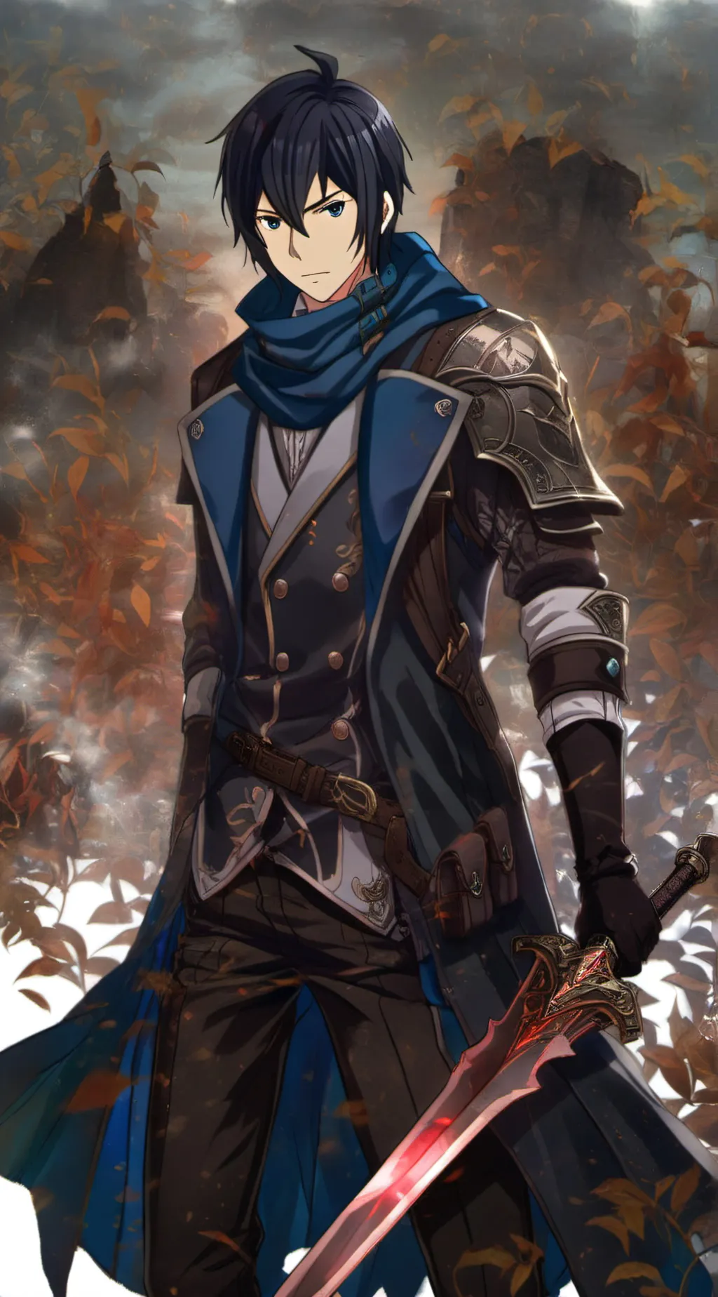 ai character: Ren (sword hero) background