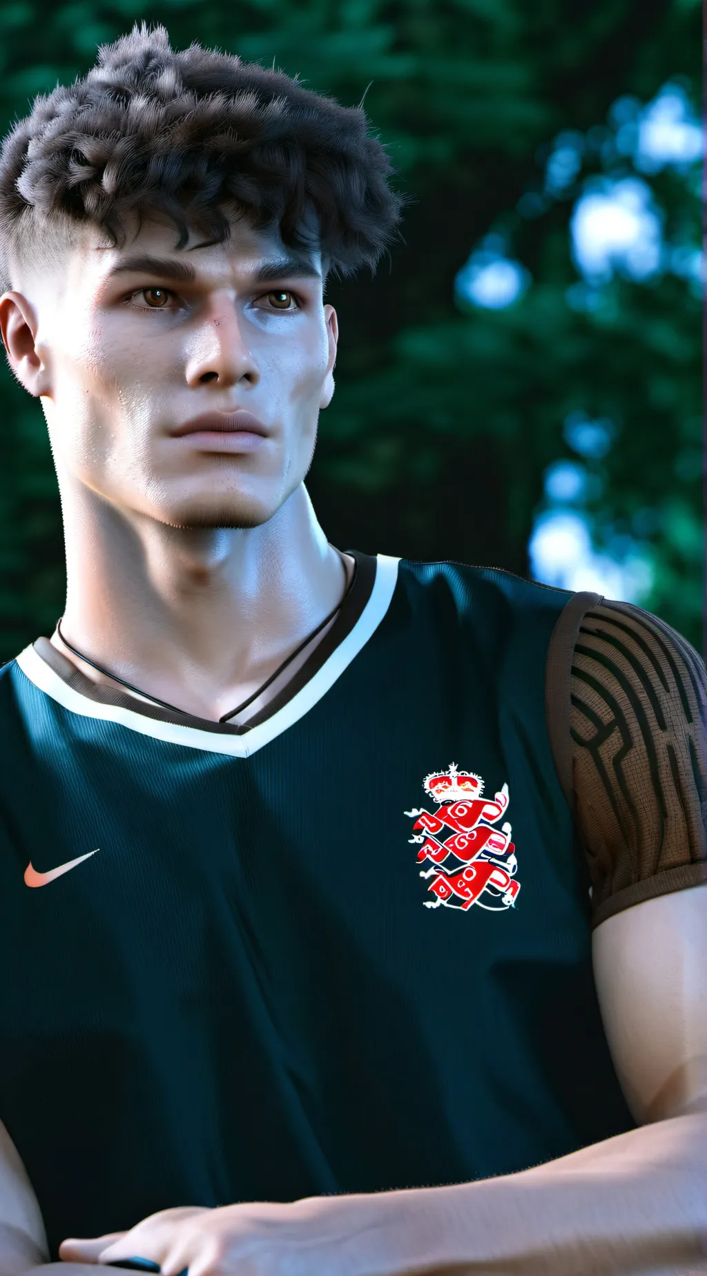 ai character: luca  background