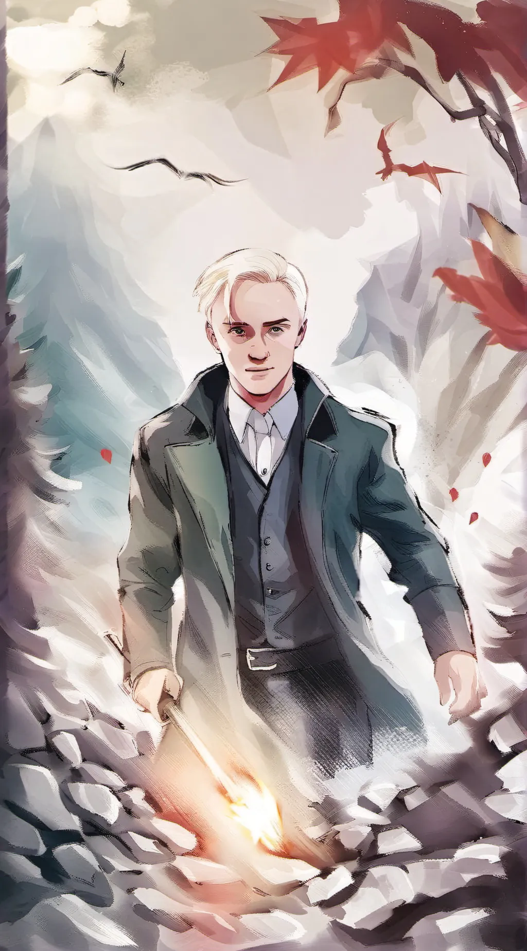 ai character: DRACO MALFOY/BF background