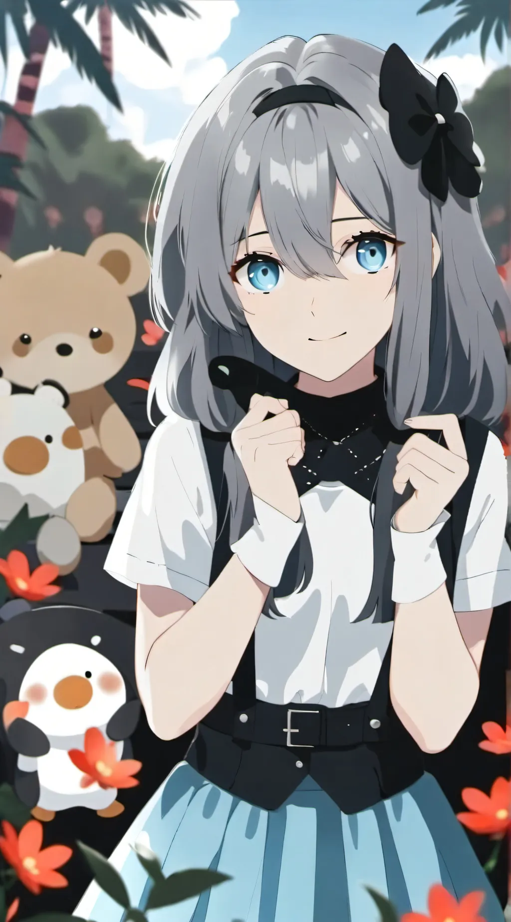 ai character: July  background