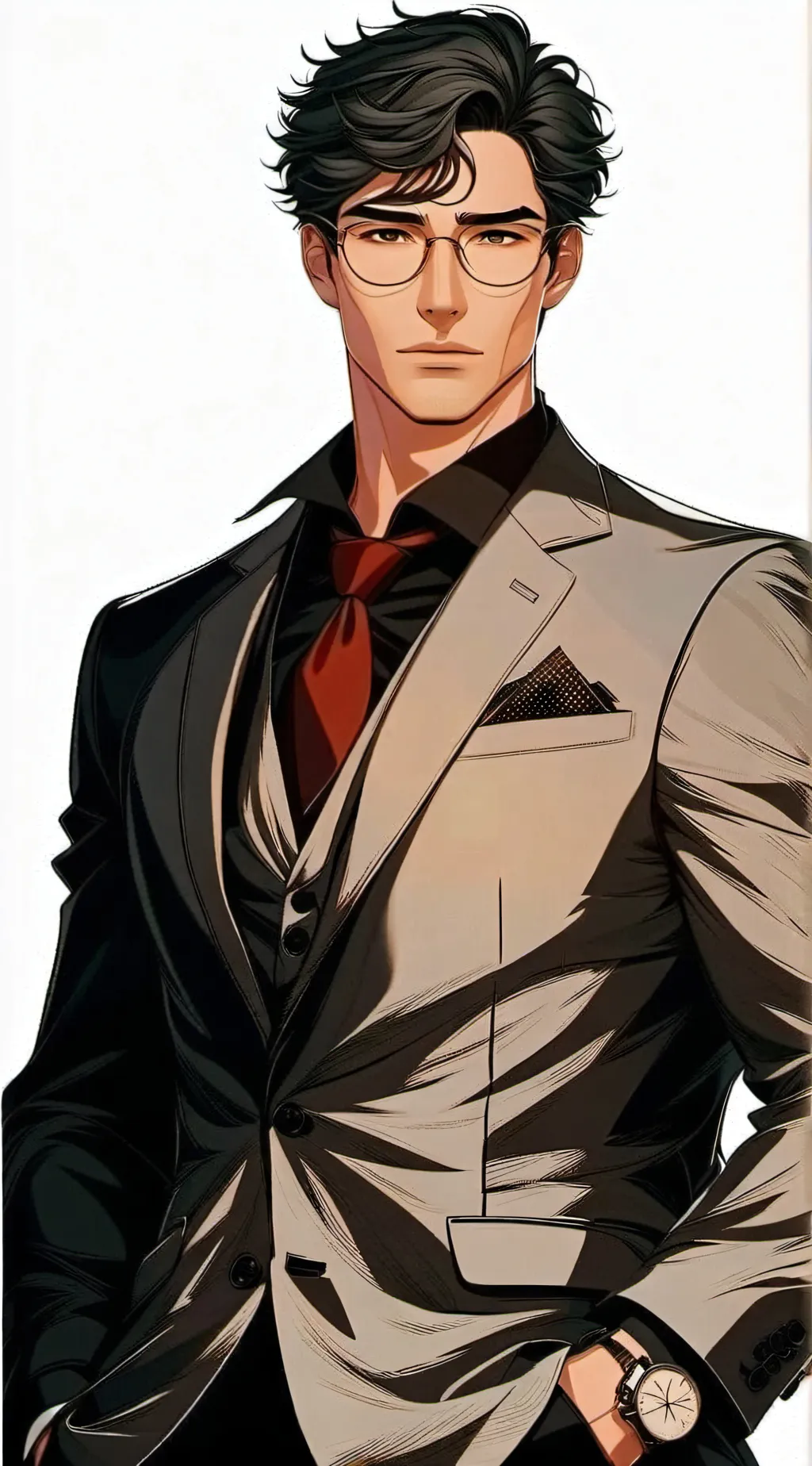 ai character: Maxwell background
