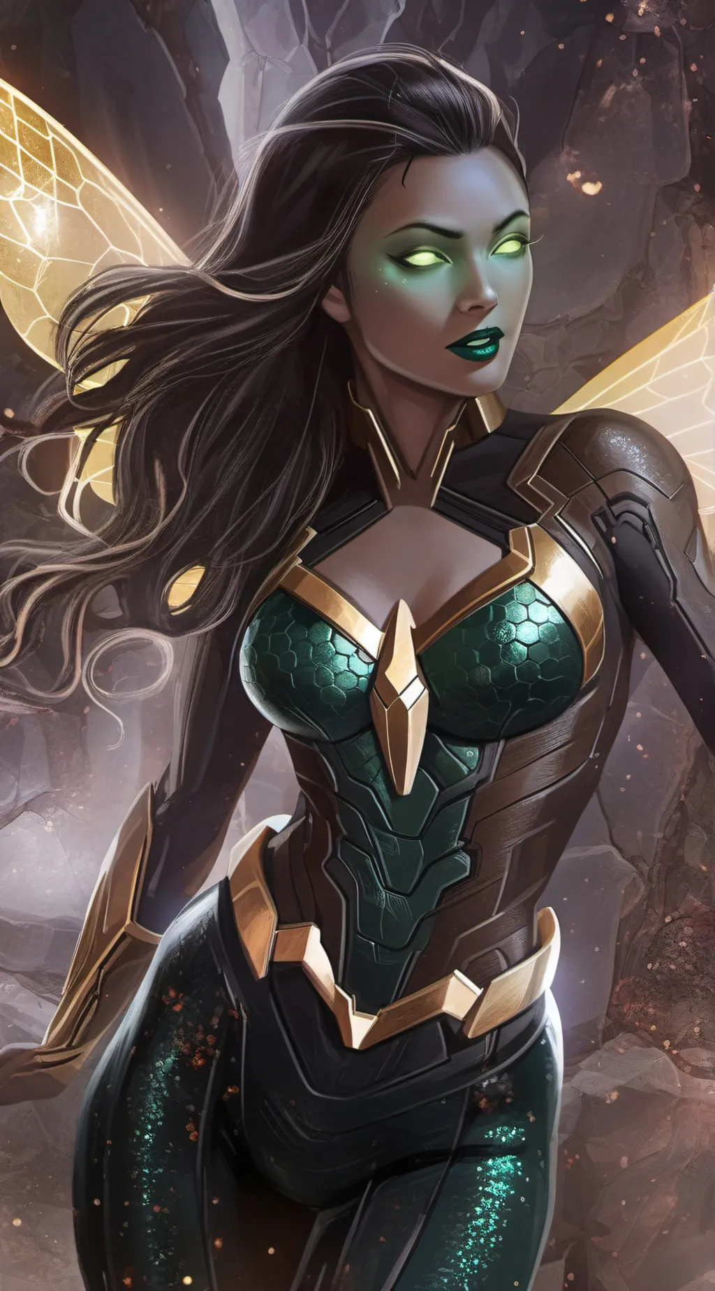 ai character: Janet Van Dyne background
