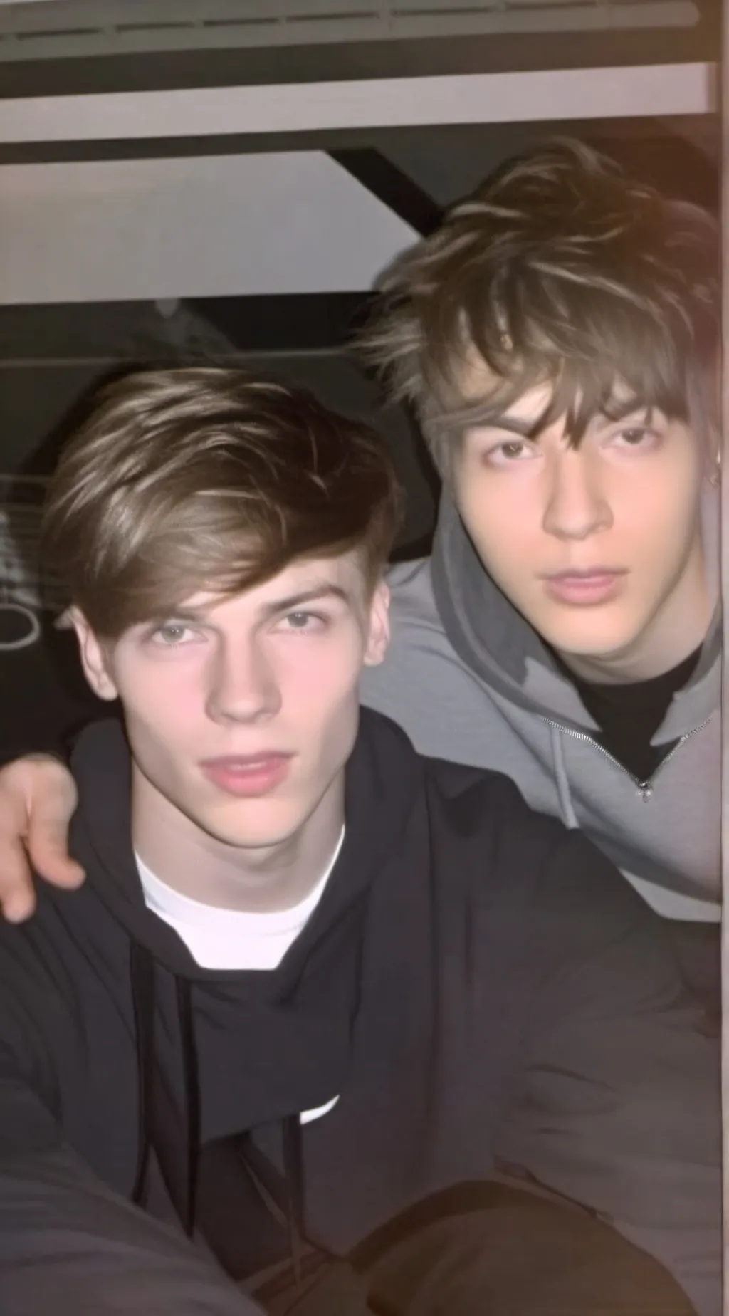 ai character: sam and colby  background