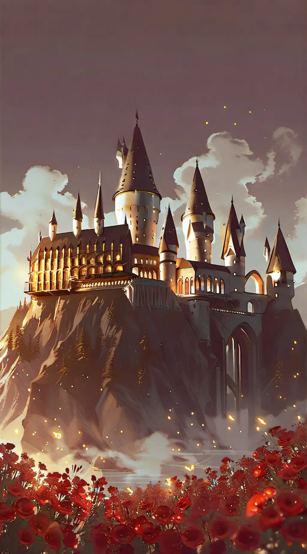 ai character: Hogwarts background