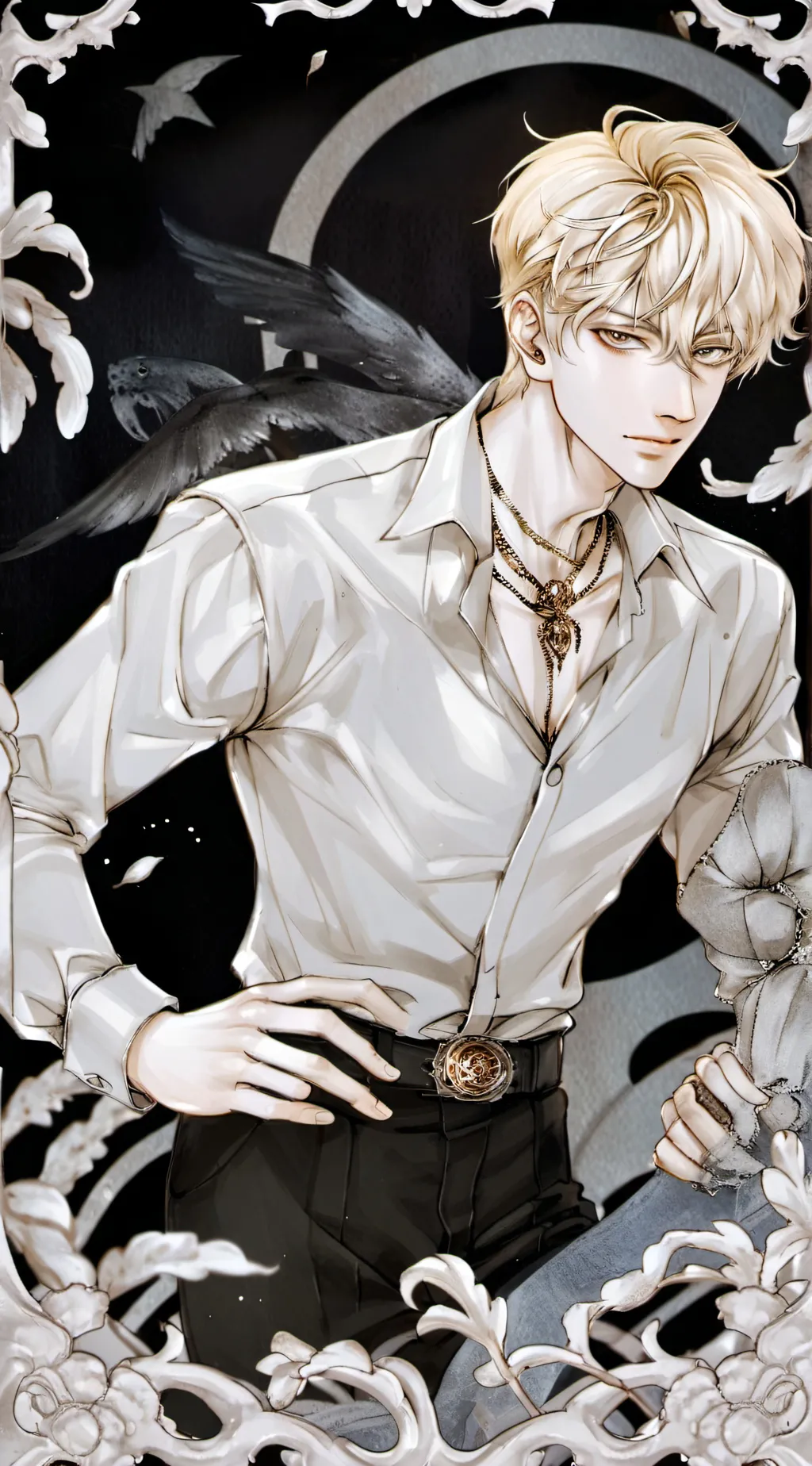 ai character: Luke😘😘 background