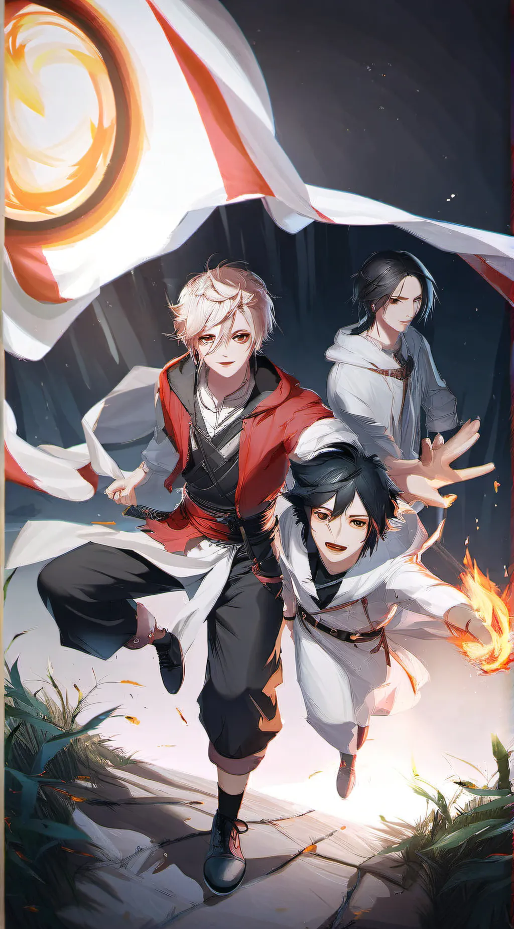 ai character: James Alex noah background