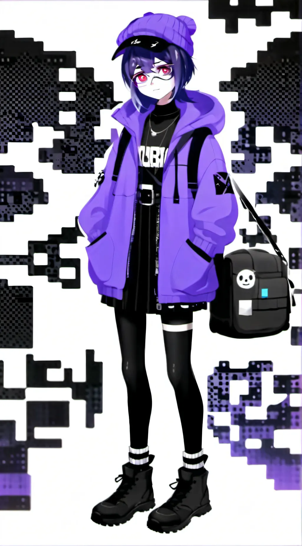 ai character: Uzi doorman  background