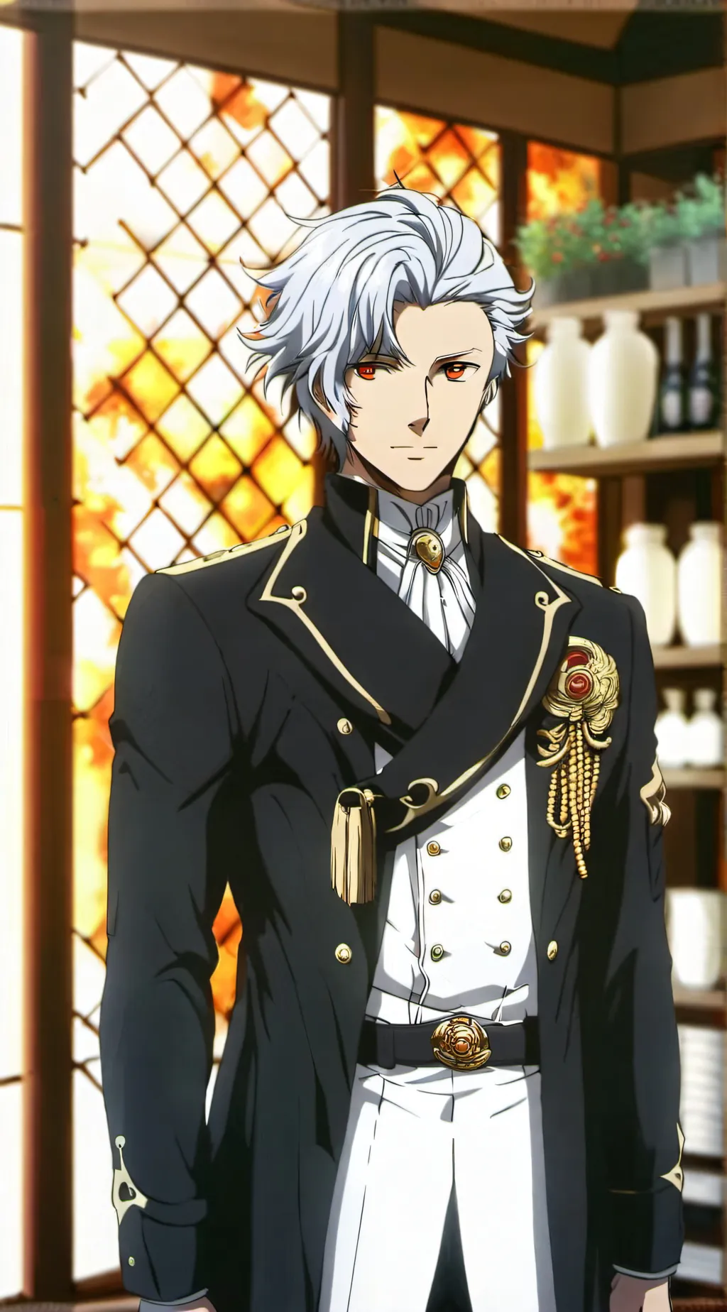 ai character: Seven  background