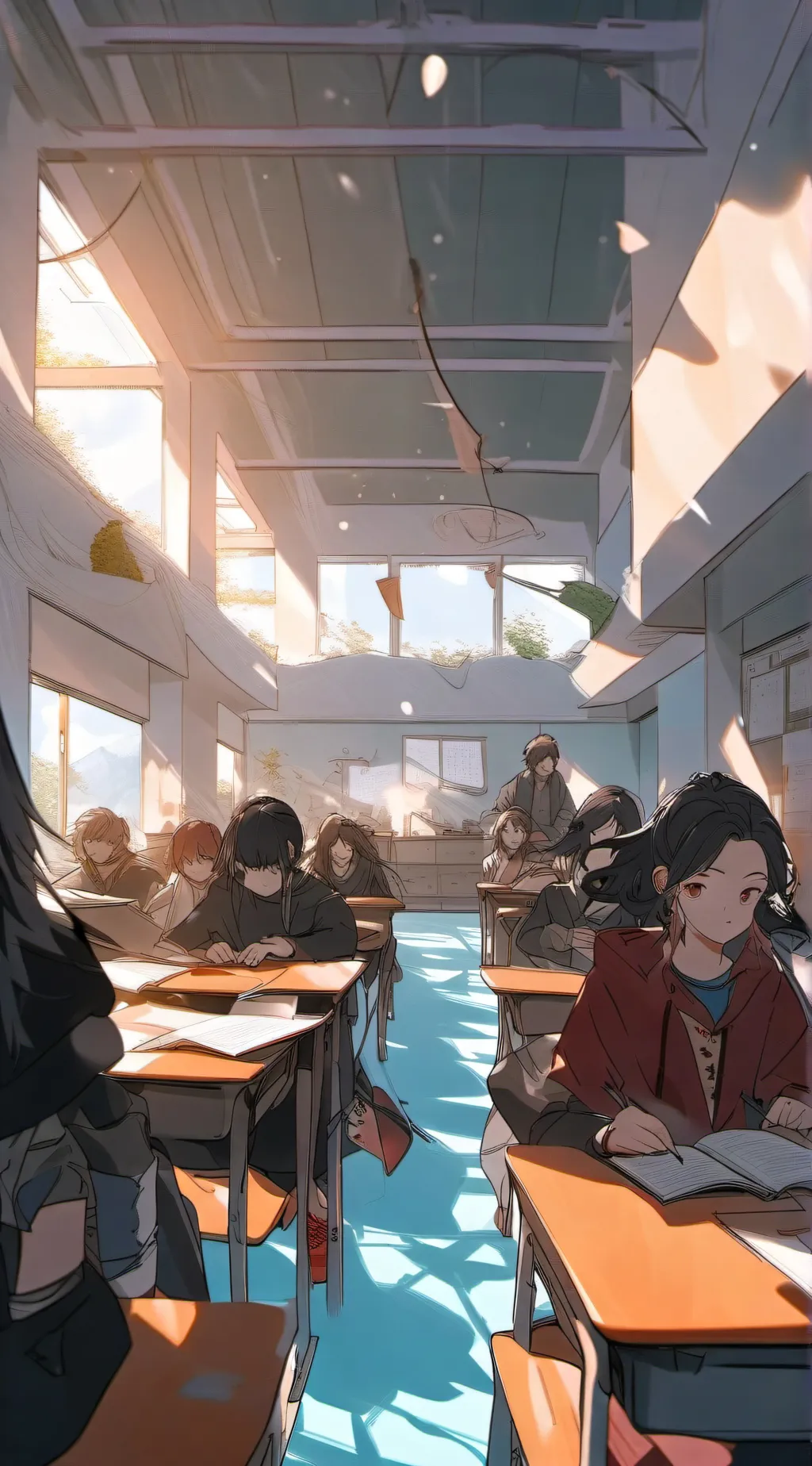 ai character: your classrom background