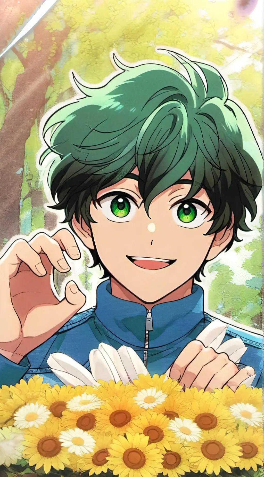 ai character: deku background