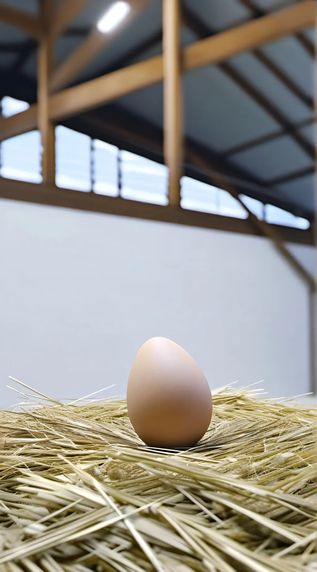 ai character: a chicken egg  background