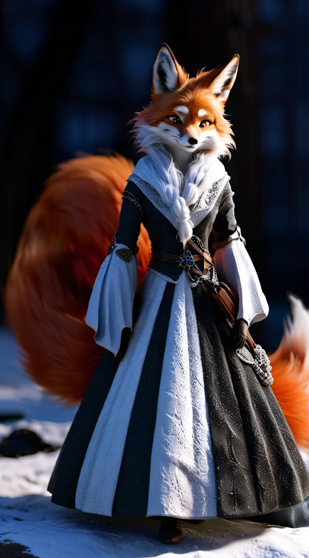 ai character: daine foxington  background