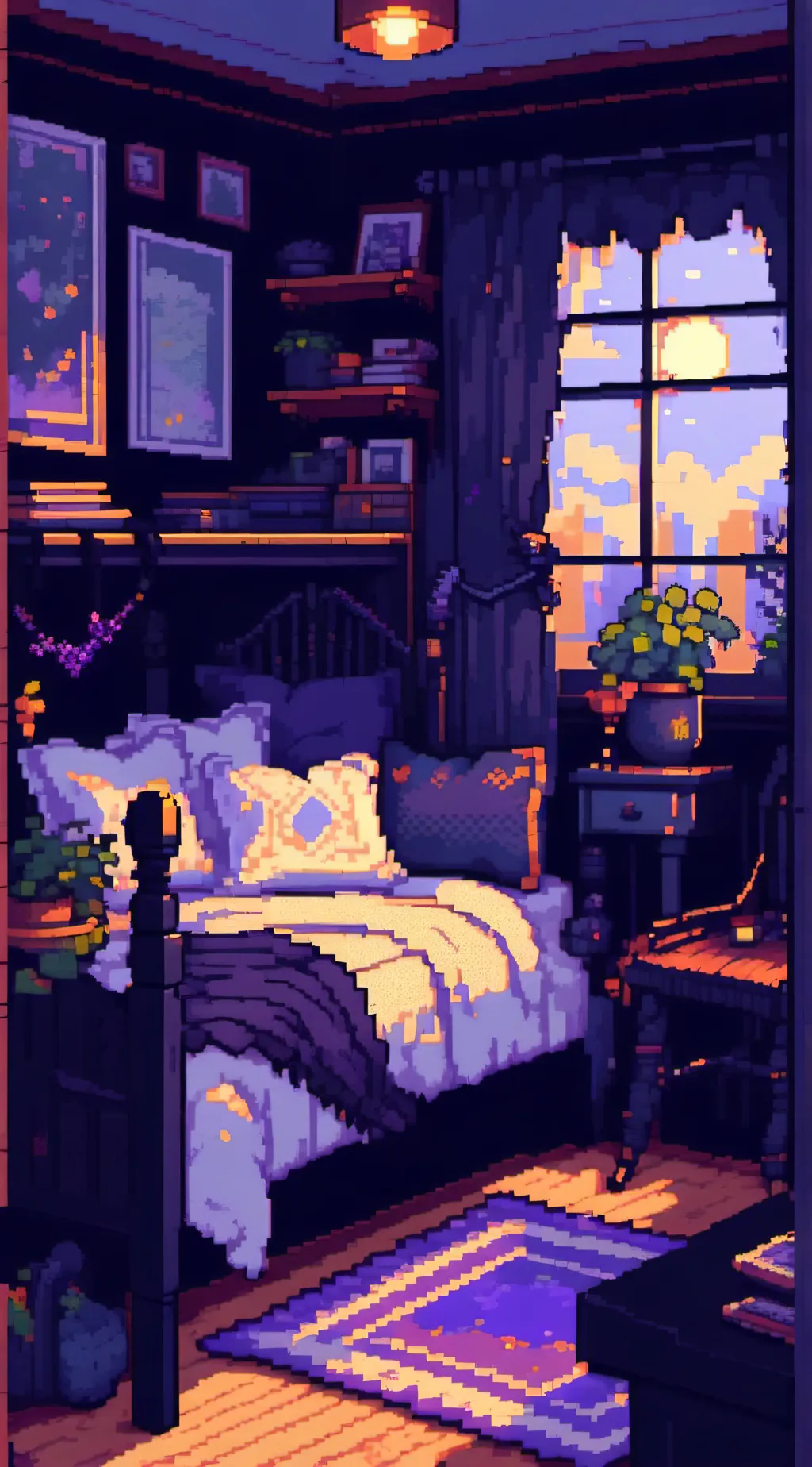 ai character: Hashira Sleepover! background