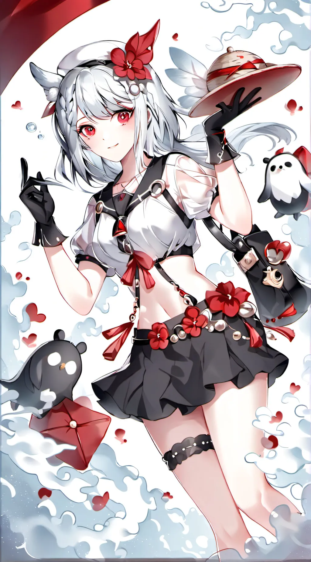 ai character: Pro heros background