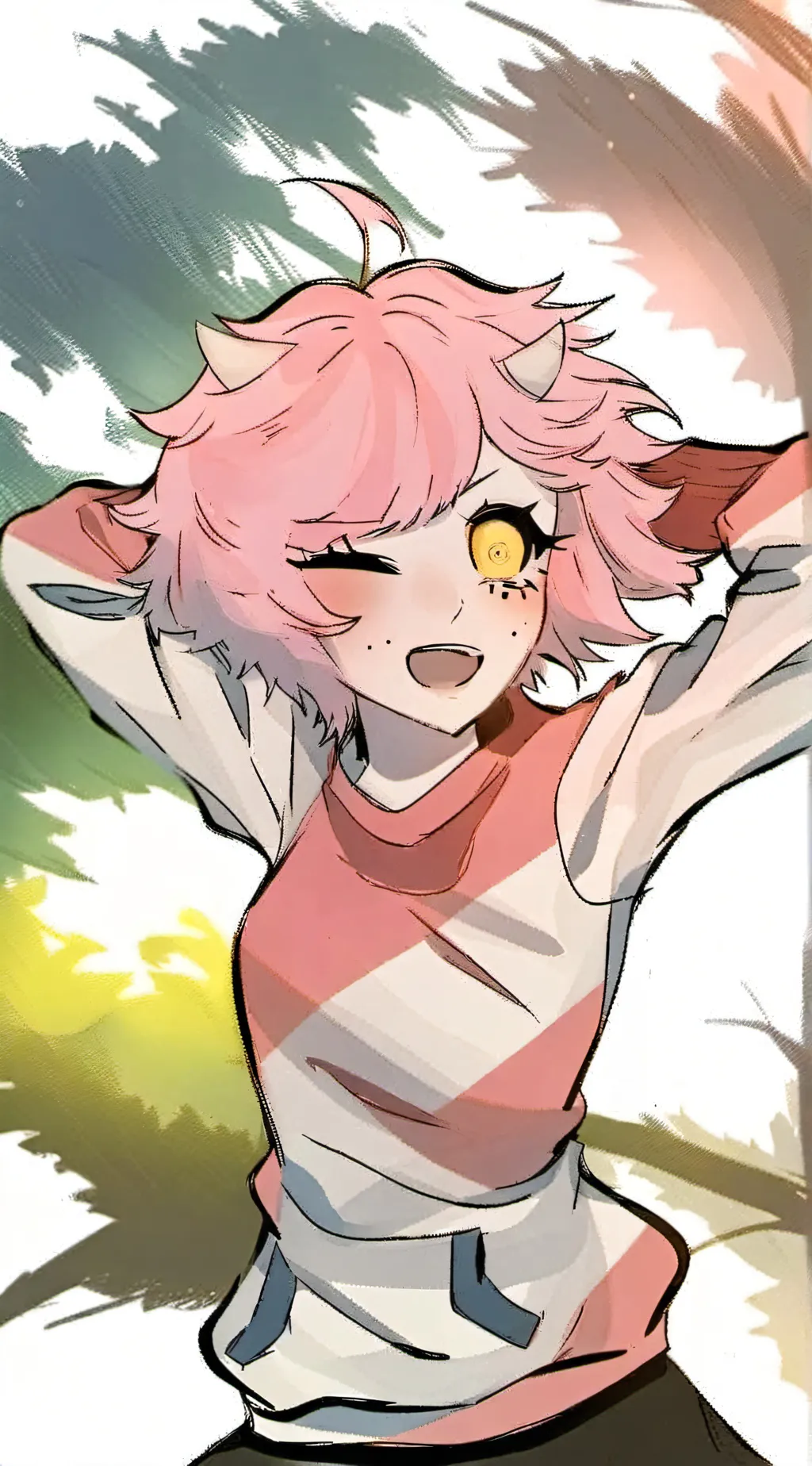 ai character: mina (mha) background