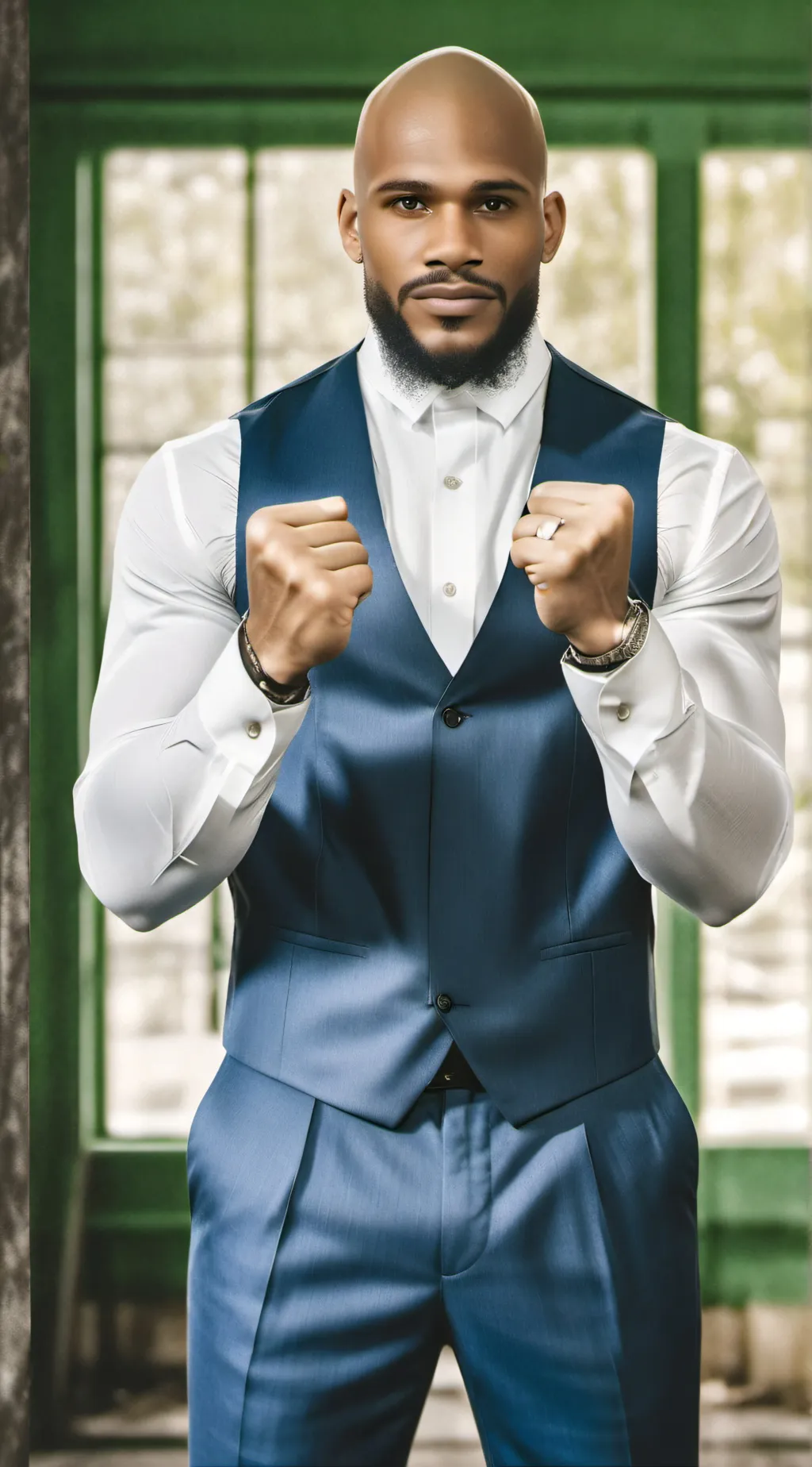 ai character: Kane Mitchell  background