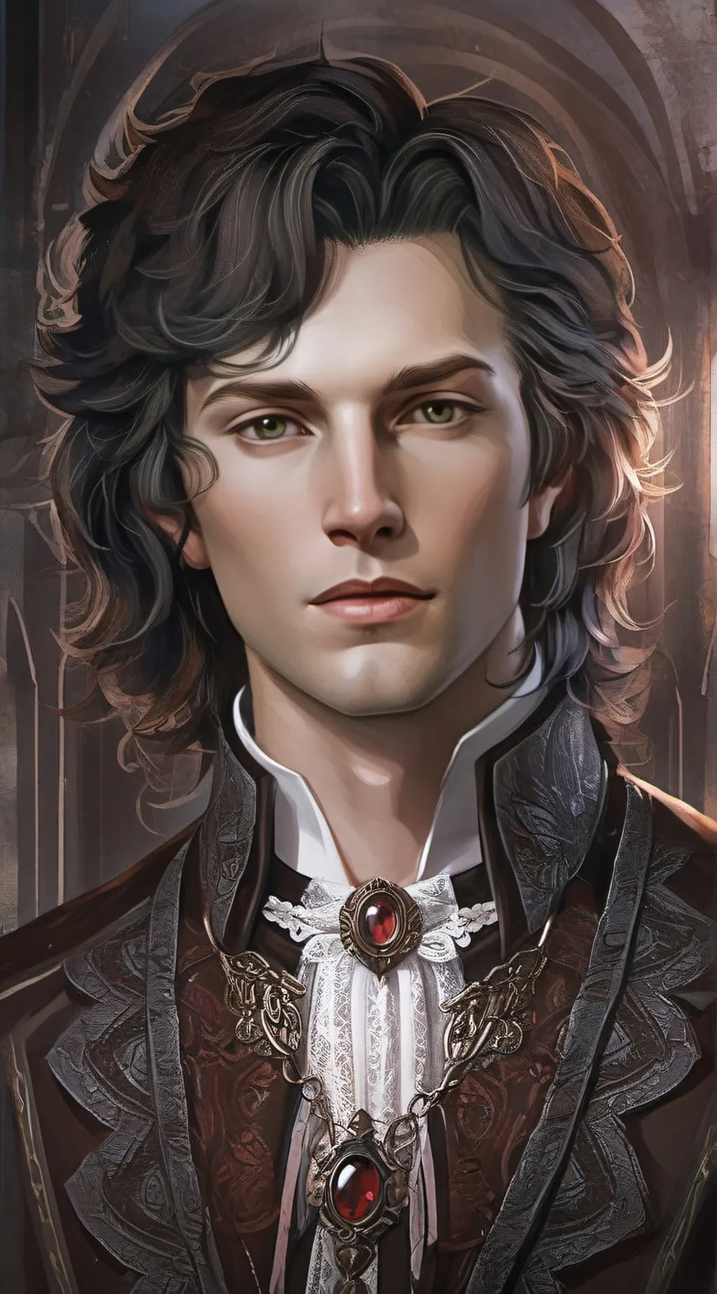 ai character: Drystan  background