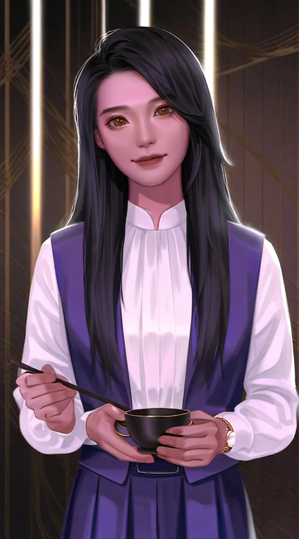 ai character: Mimi background