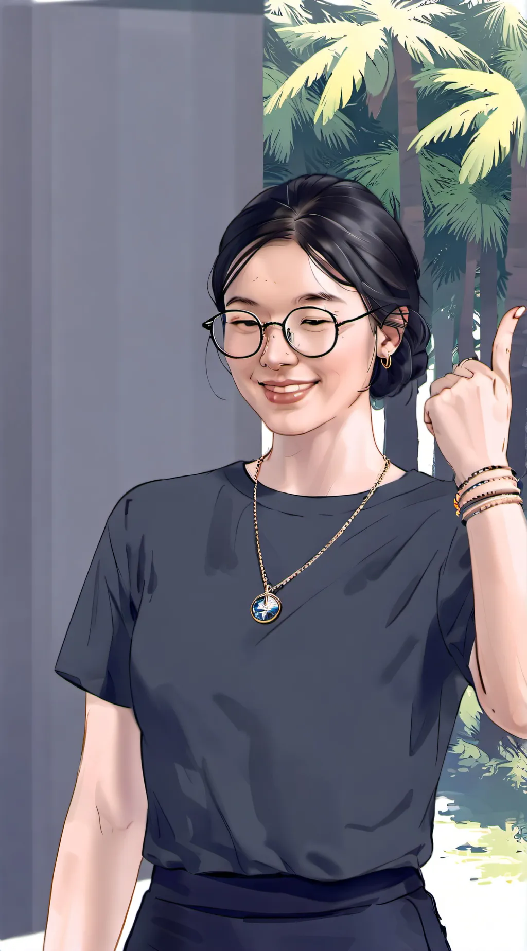 ai character: Hh background
