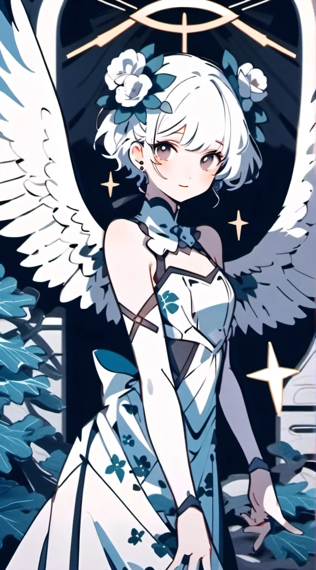 ai character: angel king background