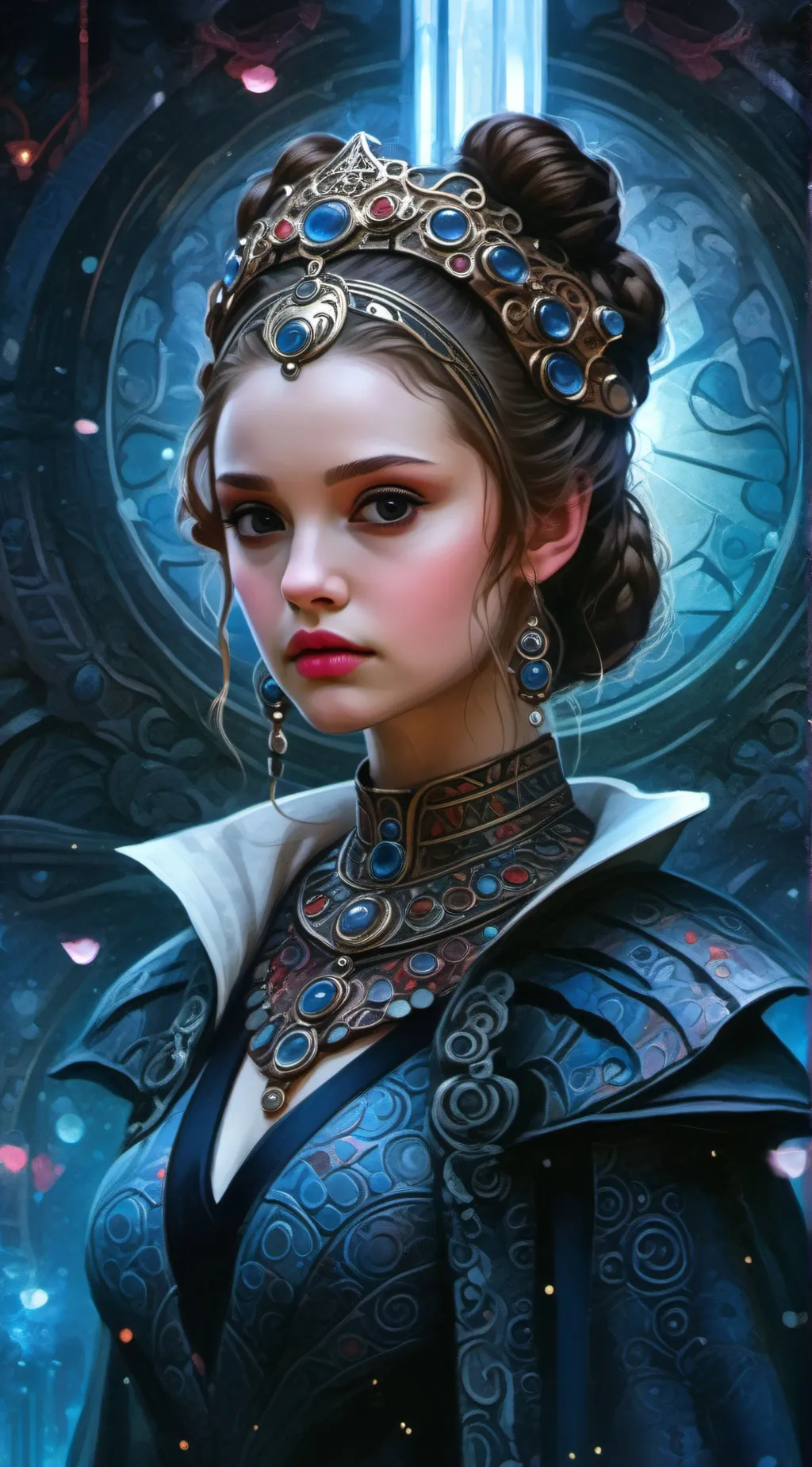 ai character: padme amidala  background