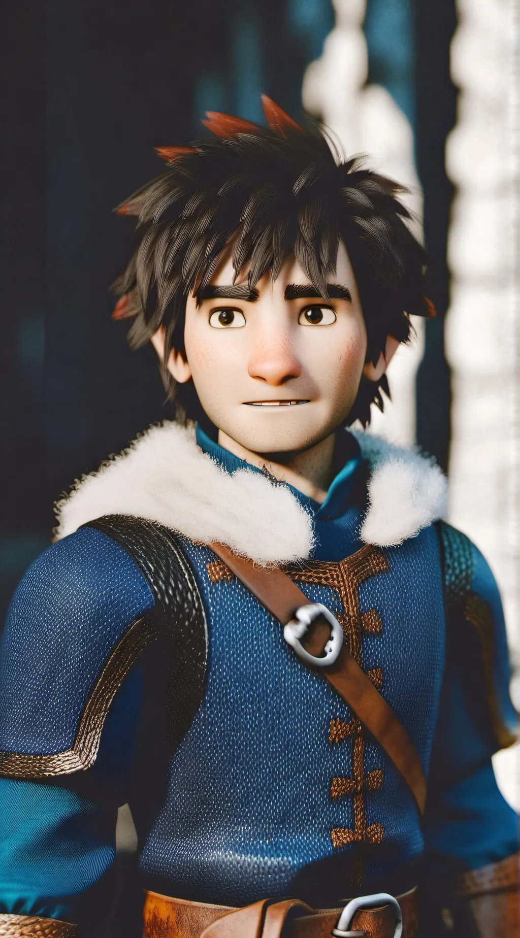 ai character: toothless and his  background