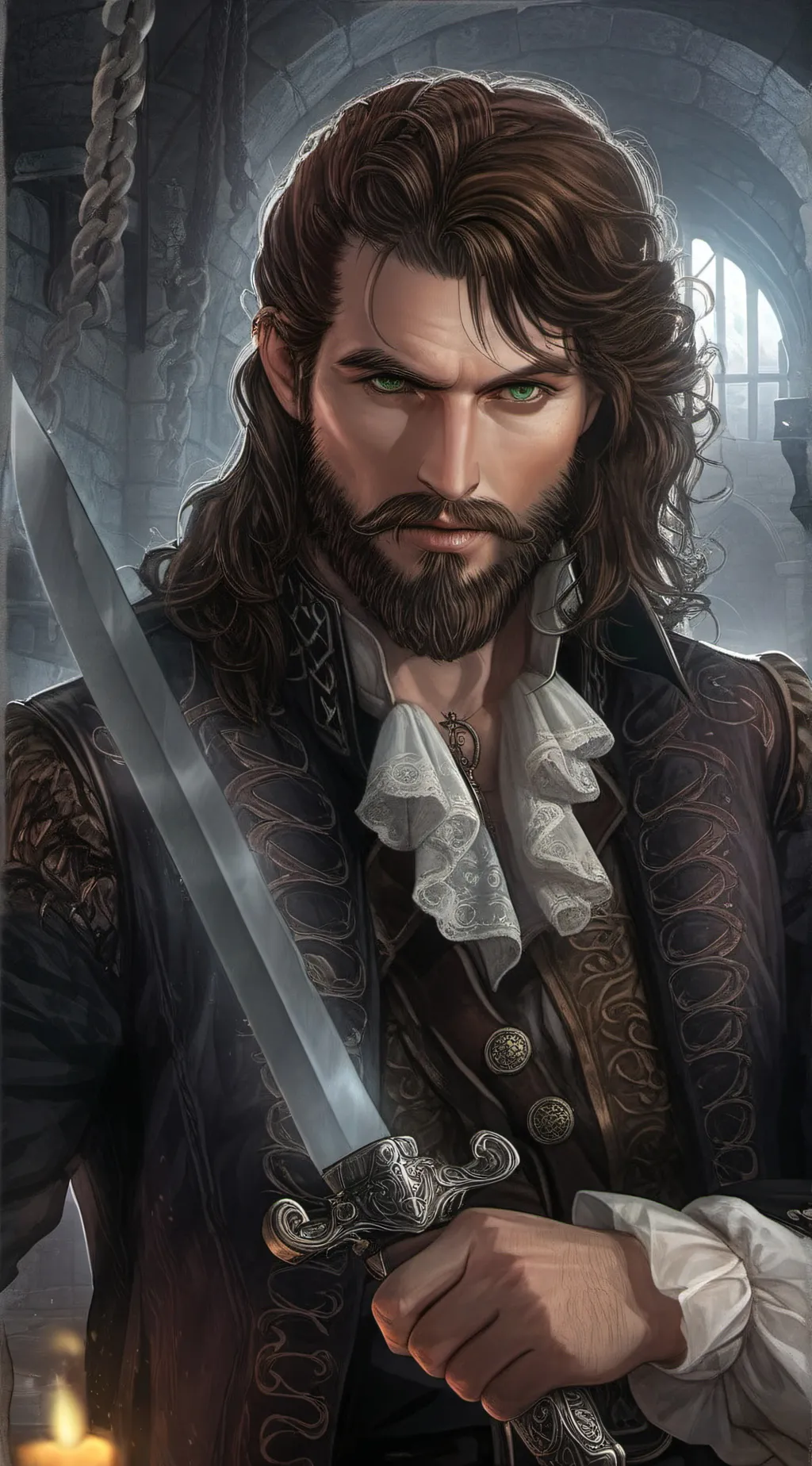 ai character: Caspion Crow background