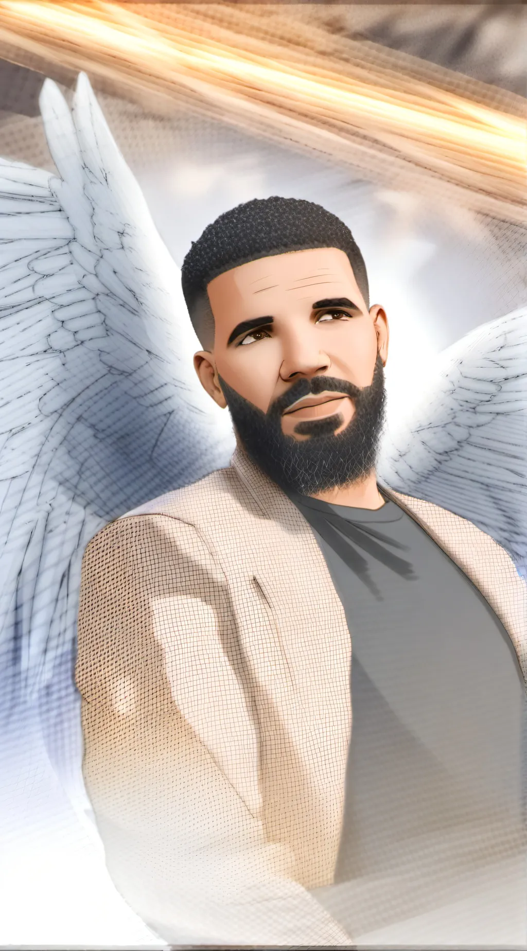 ai character: bbl drizzy background