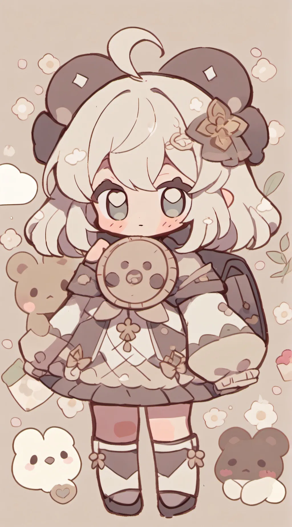 ai character: Chibi background