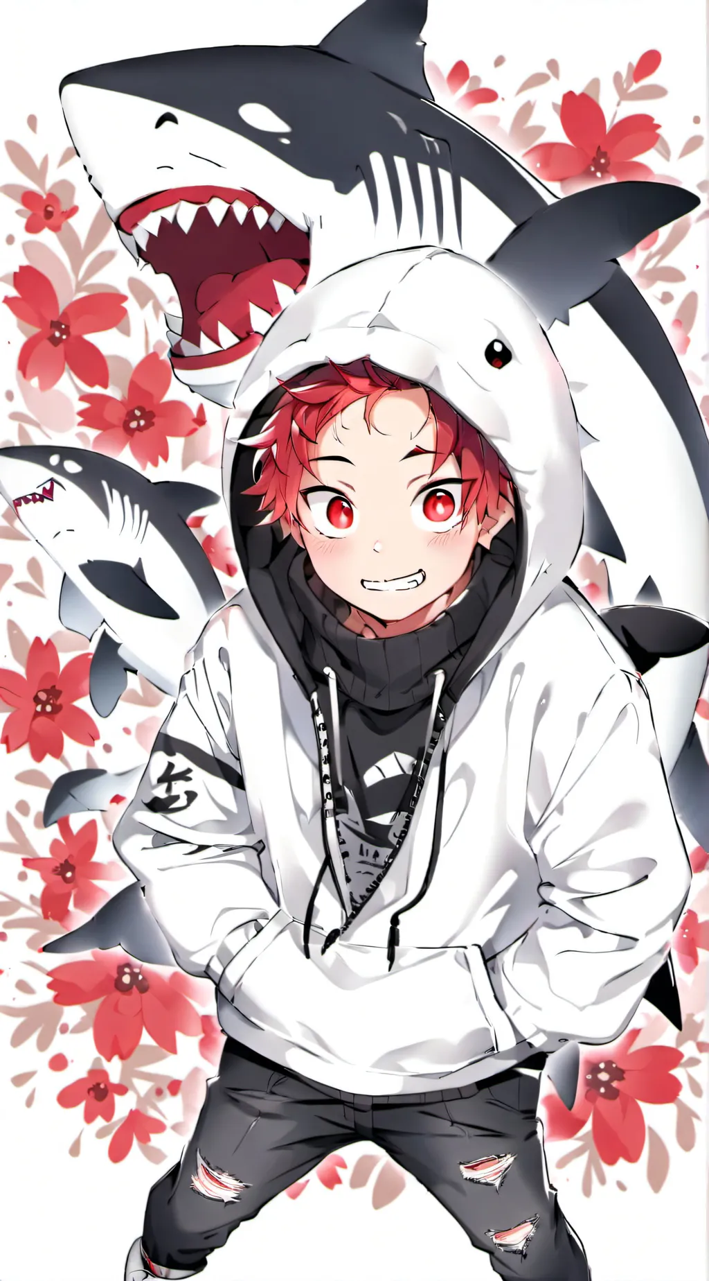 ai character: Kirishima~ background