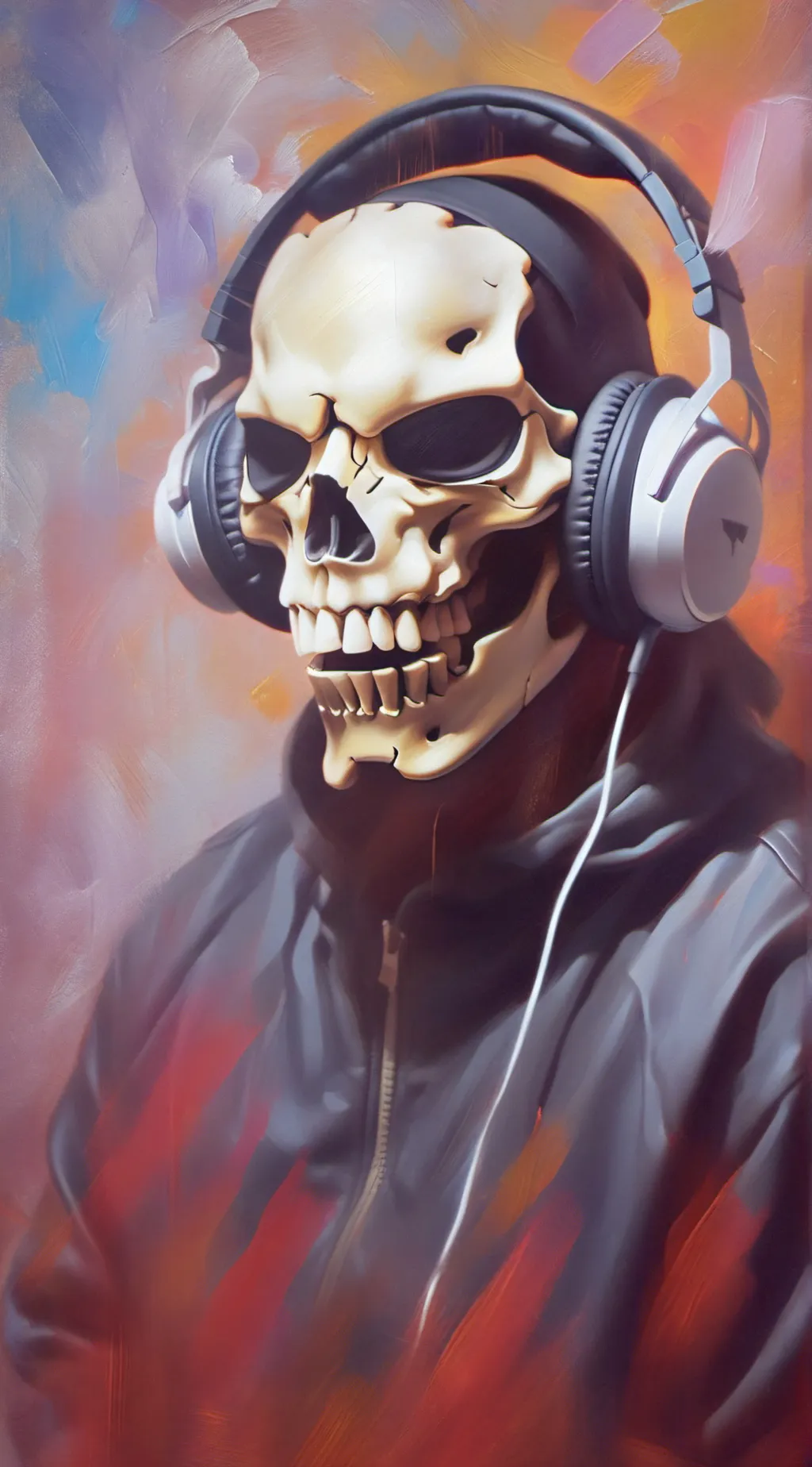 ai character: Skull Hood background