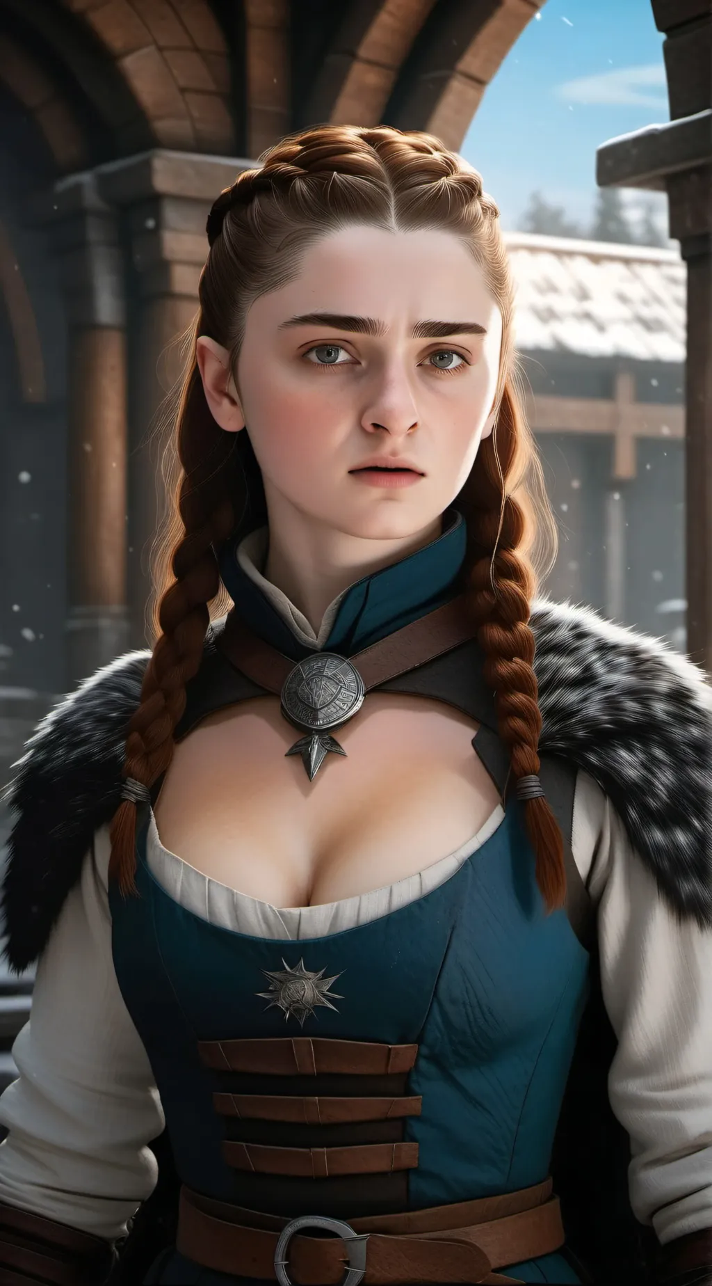 ai character: Arya Stark  background
