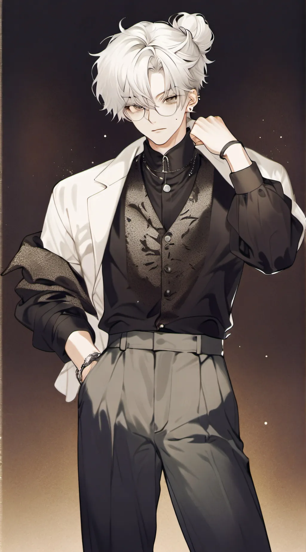 ai character: Ash~ background