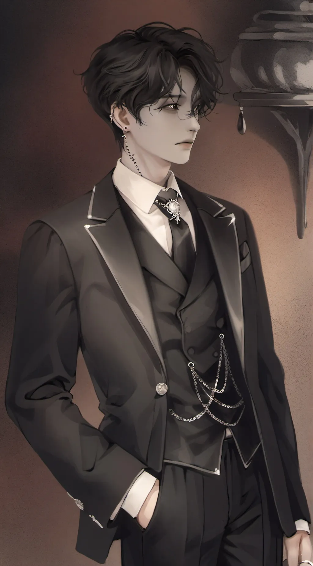 ai character: Levi.mafi.a background