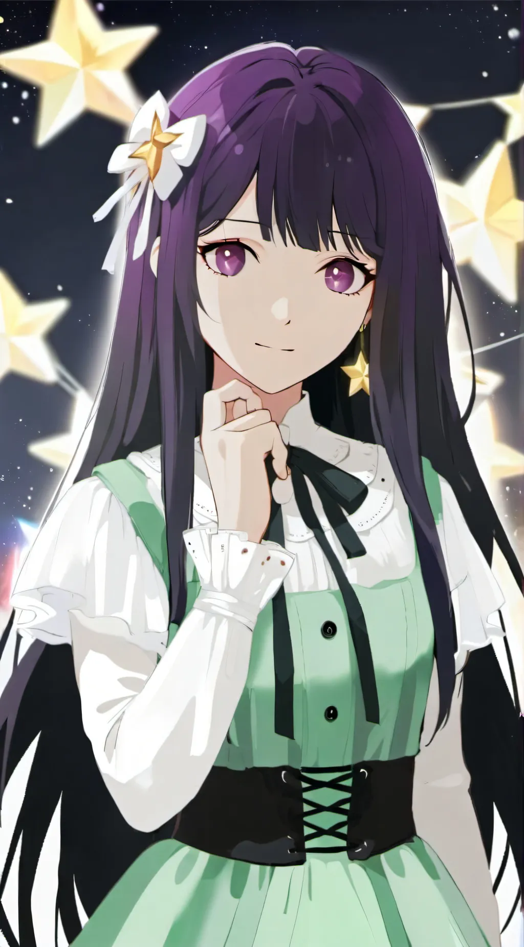 ai character: Ai Hoshino death background