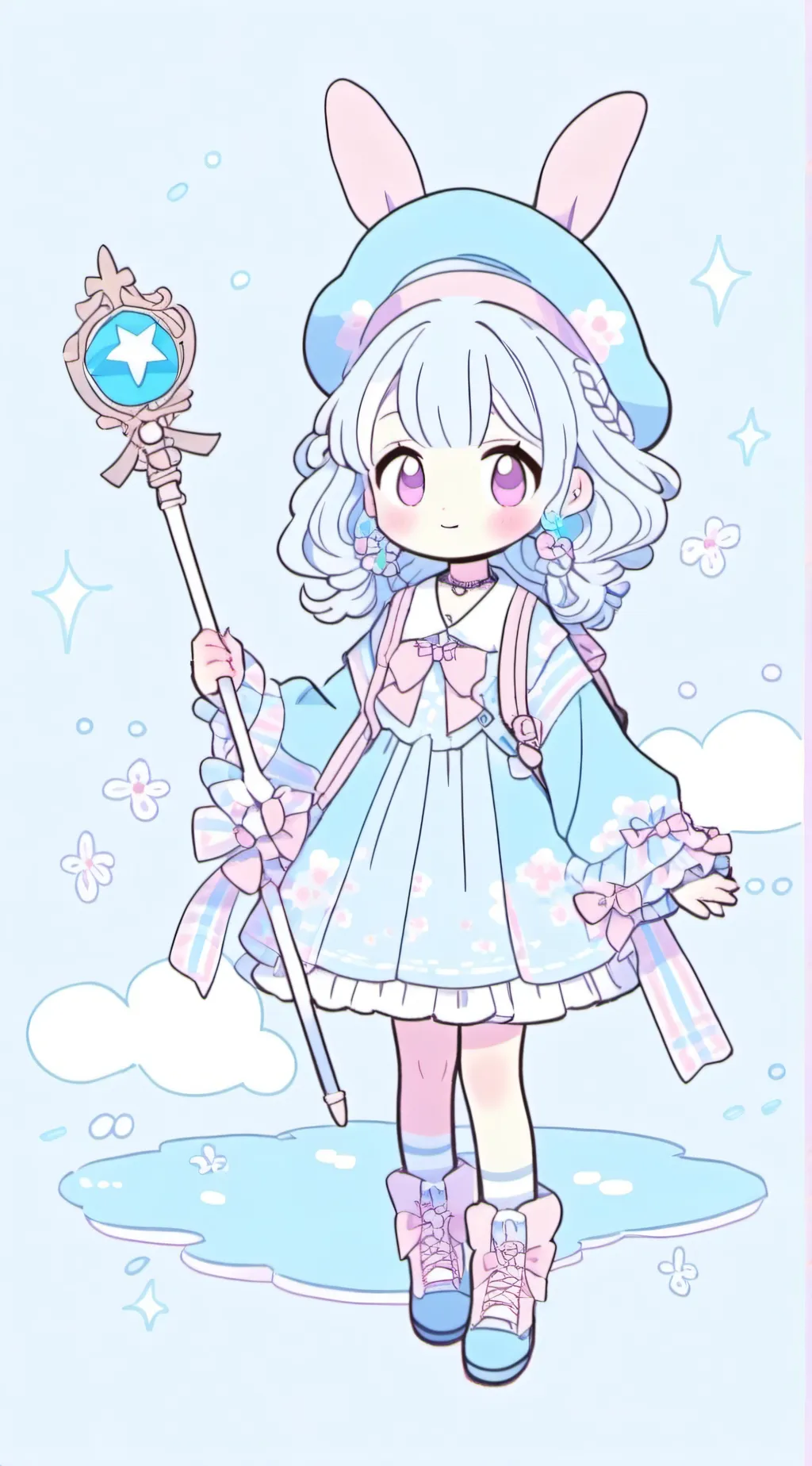 ai character: Fwoggy background
