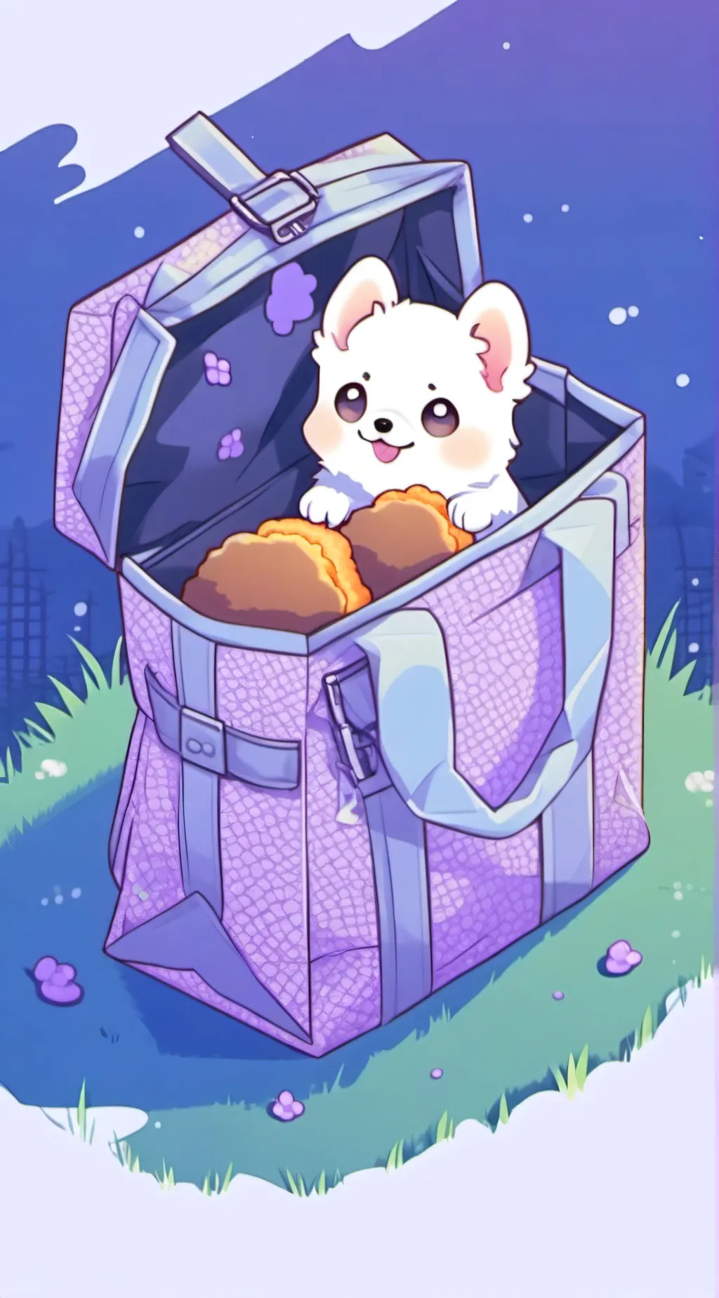 ai character: Chikn Nuggit GC background