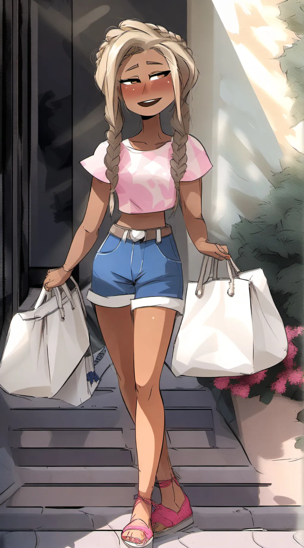 ai character: OLIVIAKIFDG background