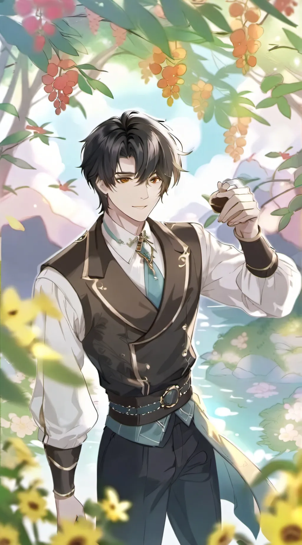 ai character: marz  background